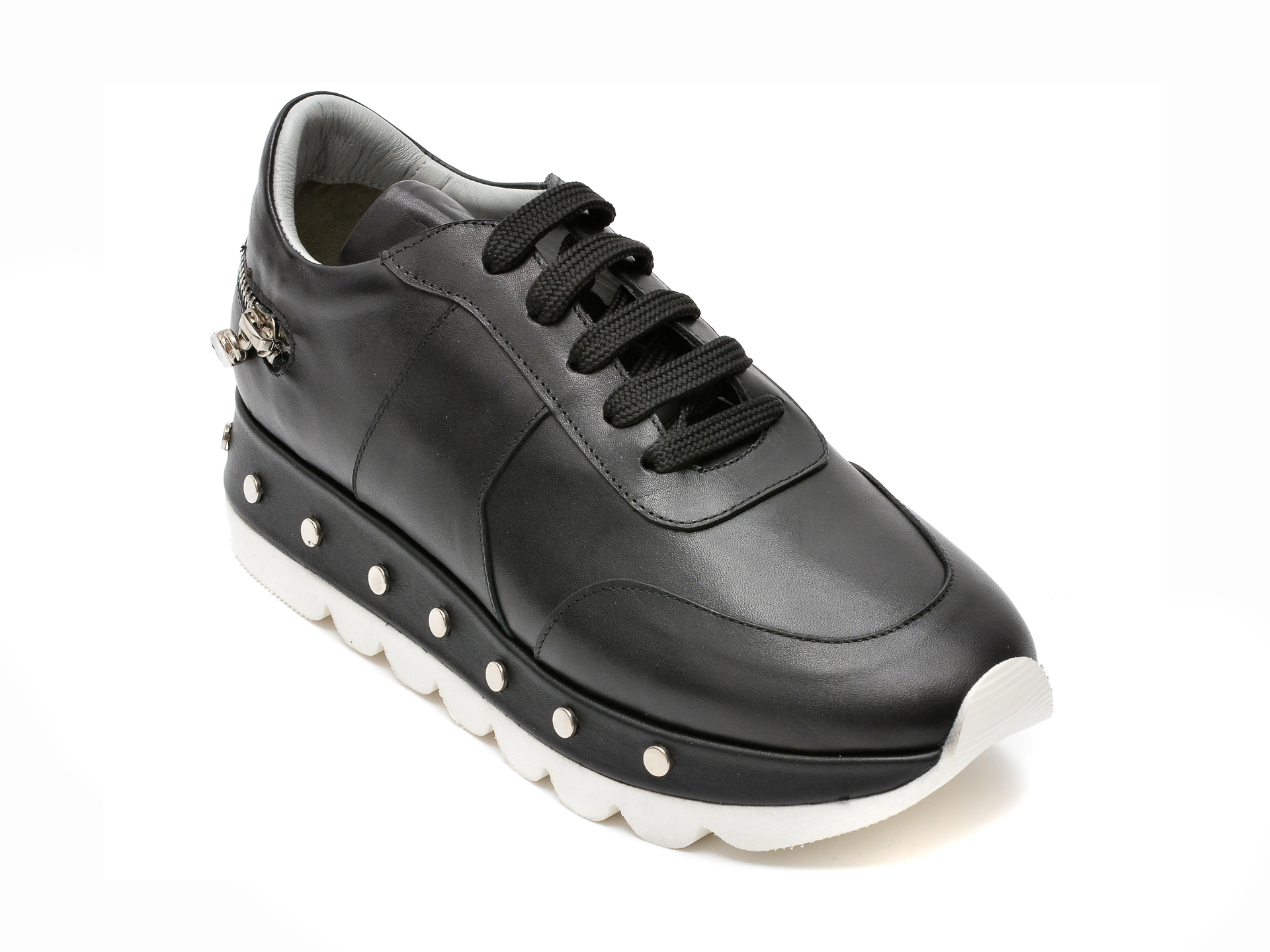 Pantofi EPICA negri, 1527475, din piele naturala 2022 ❤️ Pret Super Black Friday otter.ro imagine noua 2022