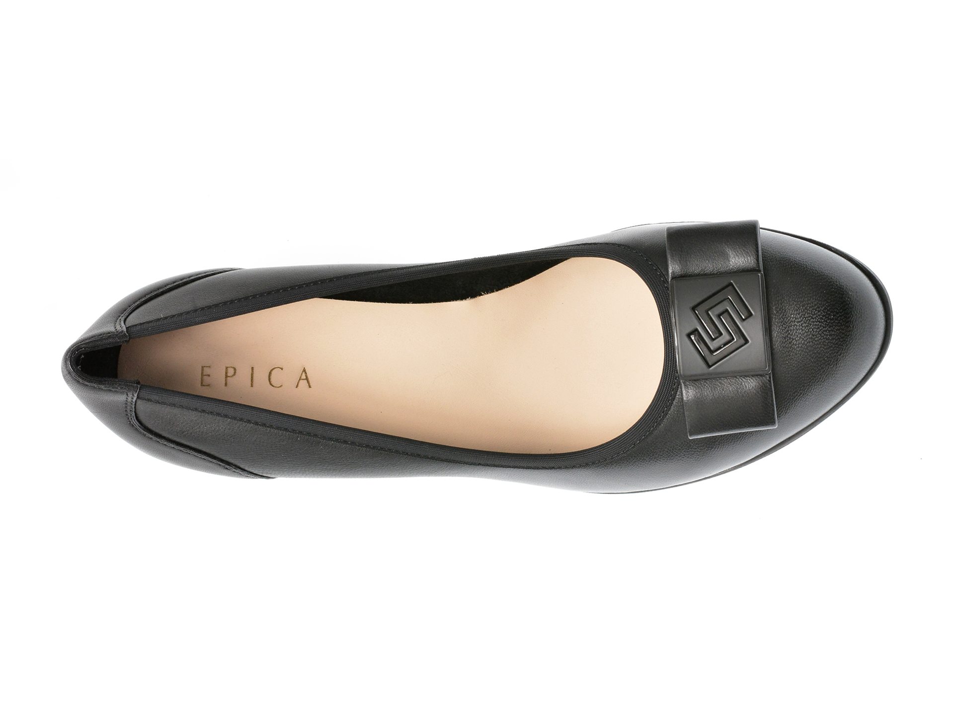 Poze Pantofi EPICA negri, 15772A, din piele naturala