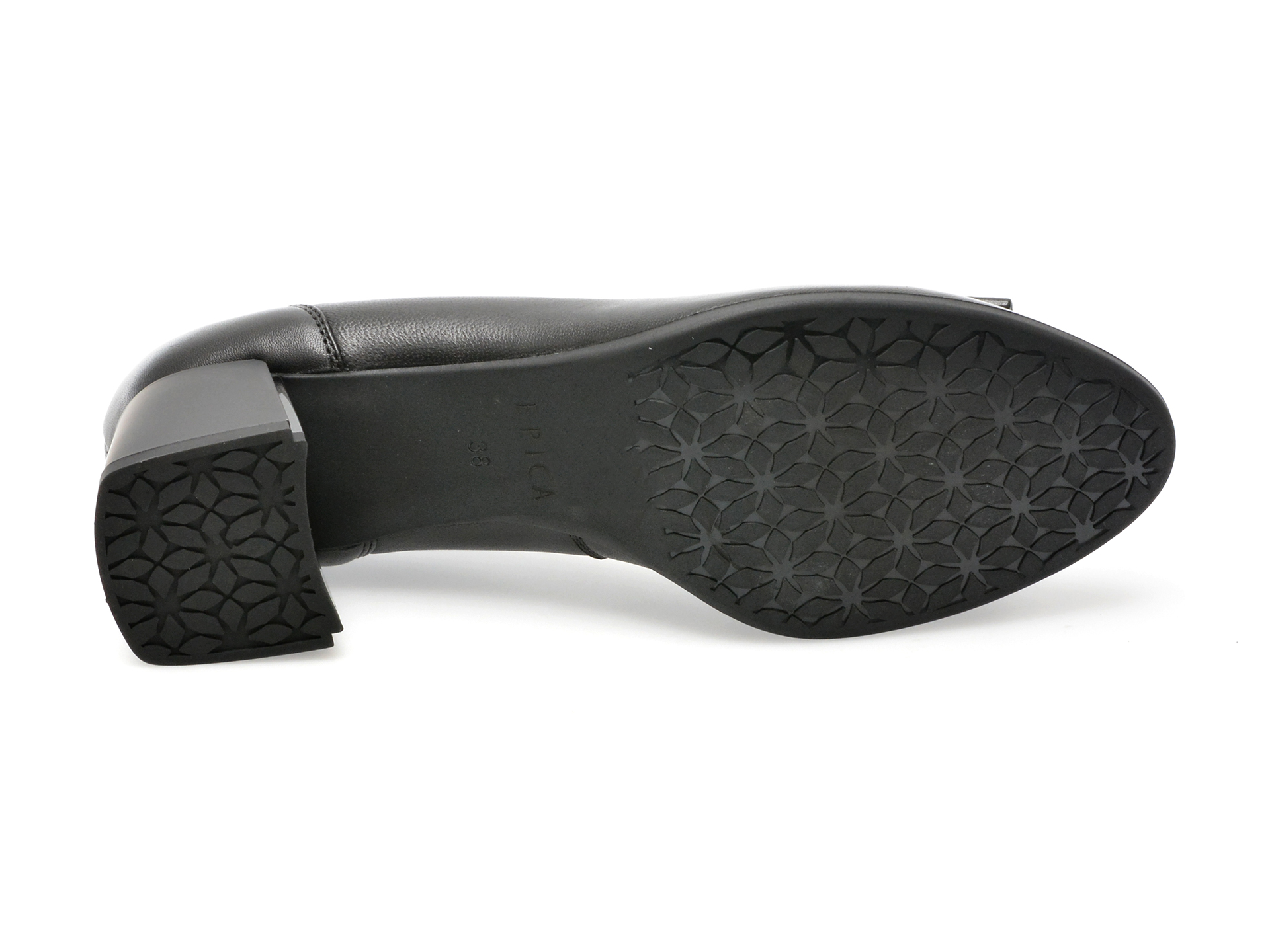 Poze Pantofi EPICA negri, 15772A, din piele naturala