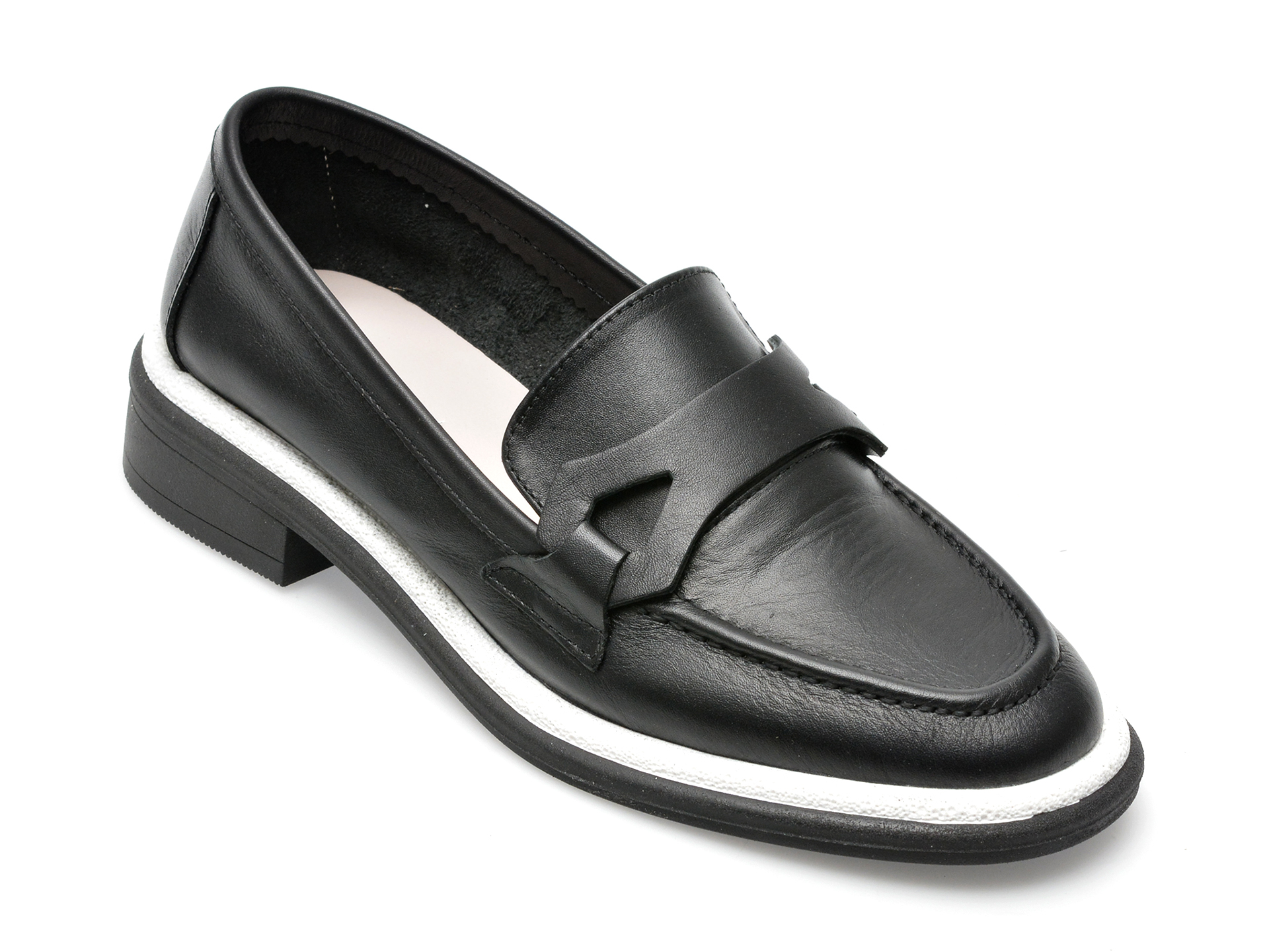 Pantofi EPICA negri, 208179, din piele naturala femei 2023-03-21