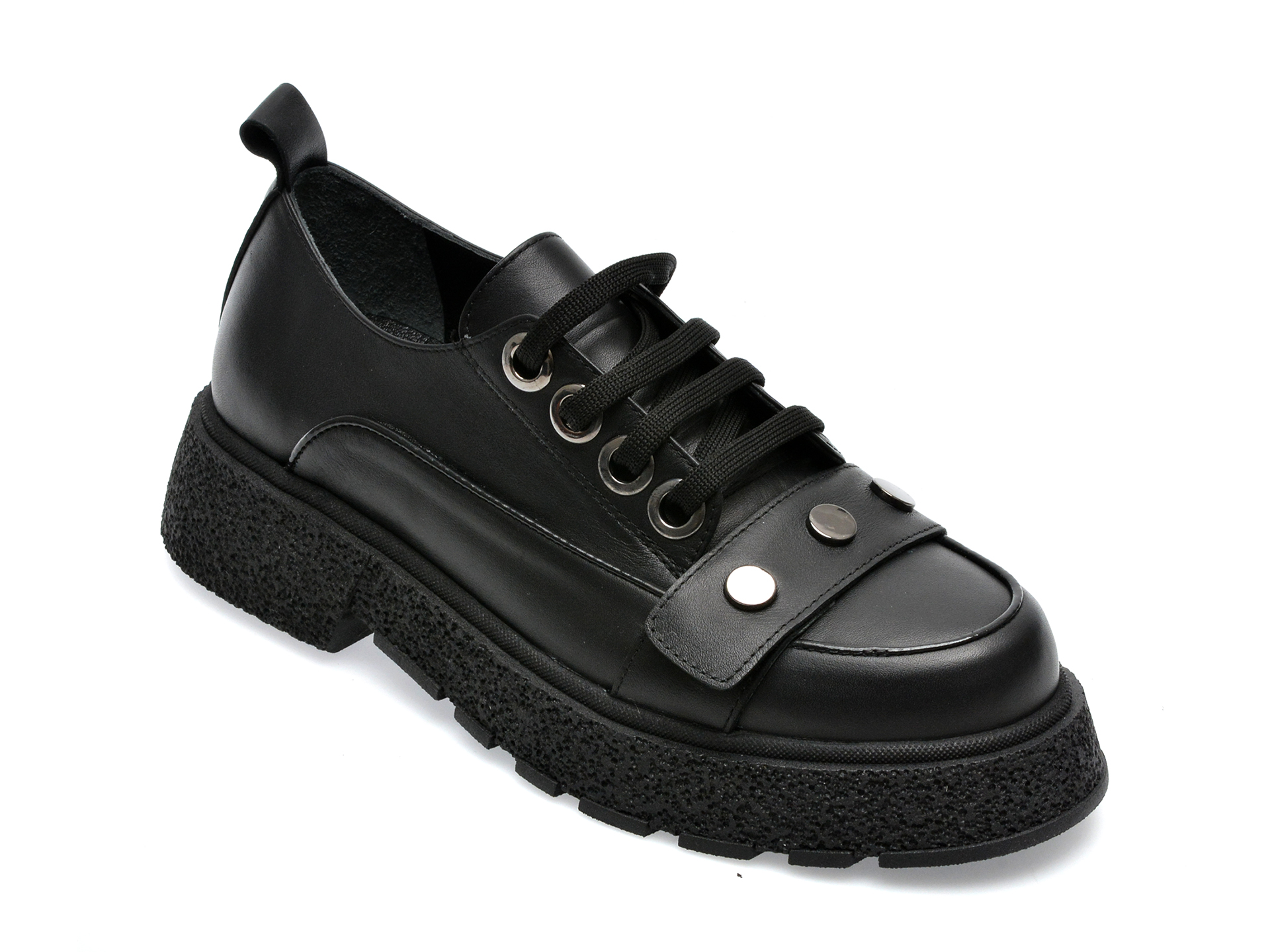 Pantofi EPICA negri, 208972, din piele naturala