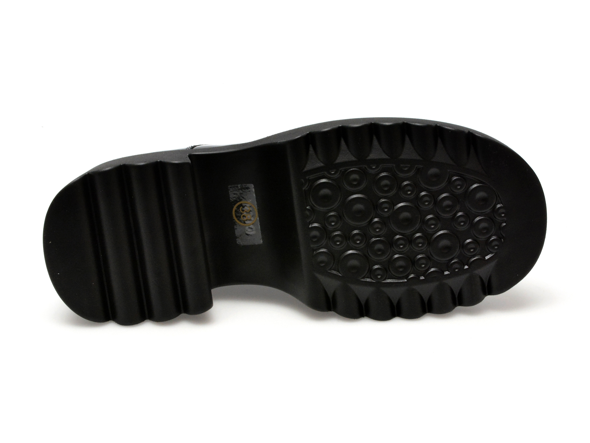 Pantofi EPICA negri, 22238, din piele naturala lacuita