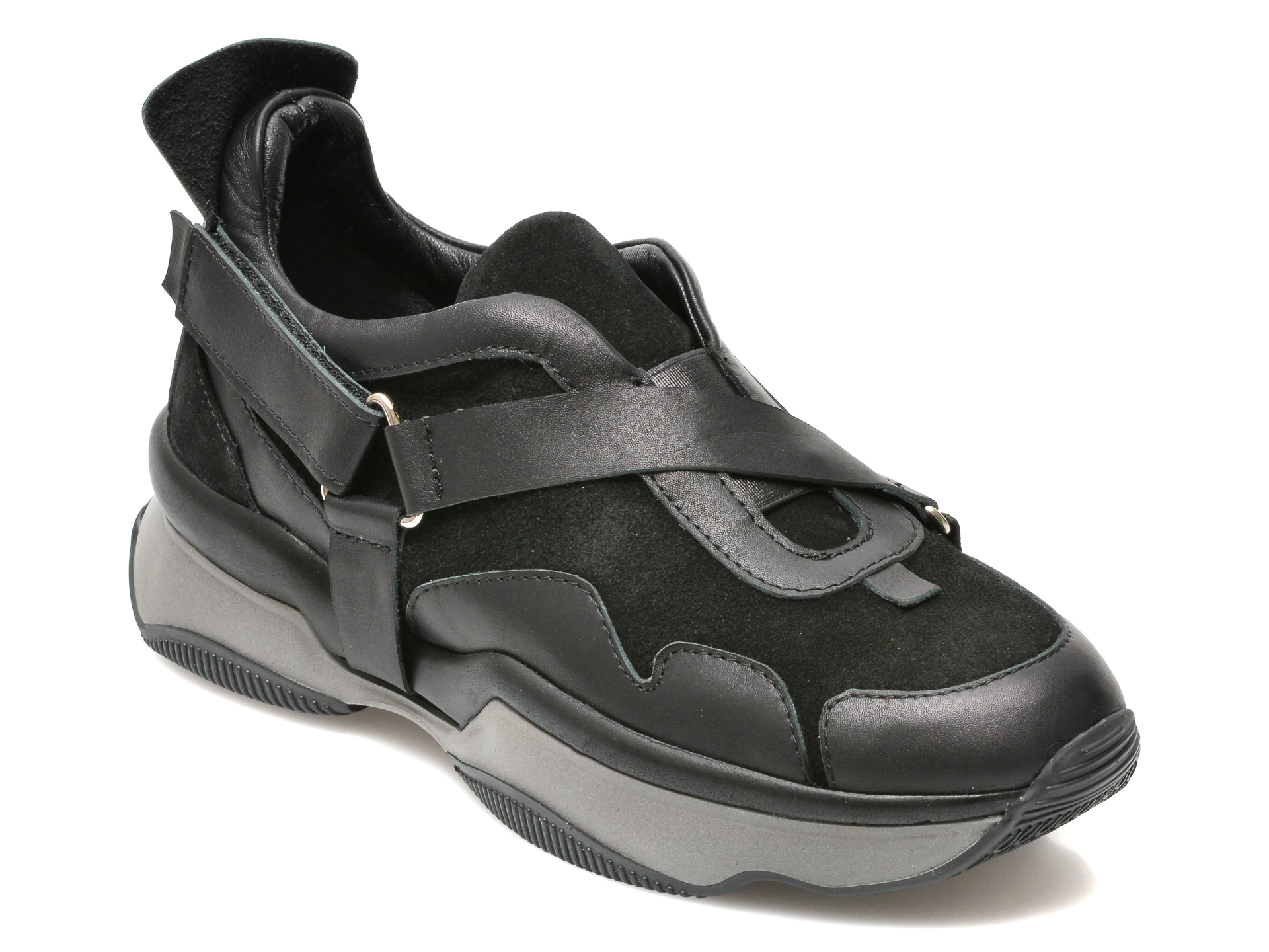 Pantofi EPICA negri, 2932151, din piele naturala Epica