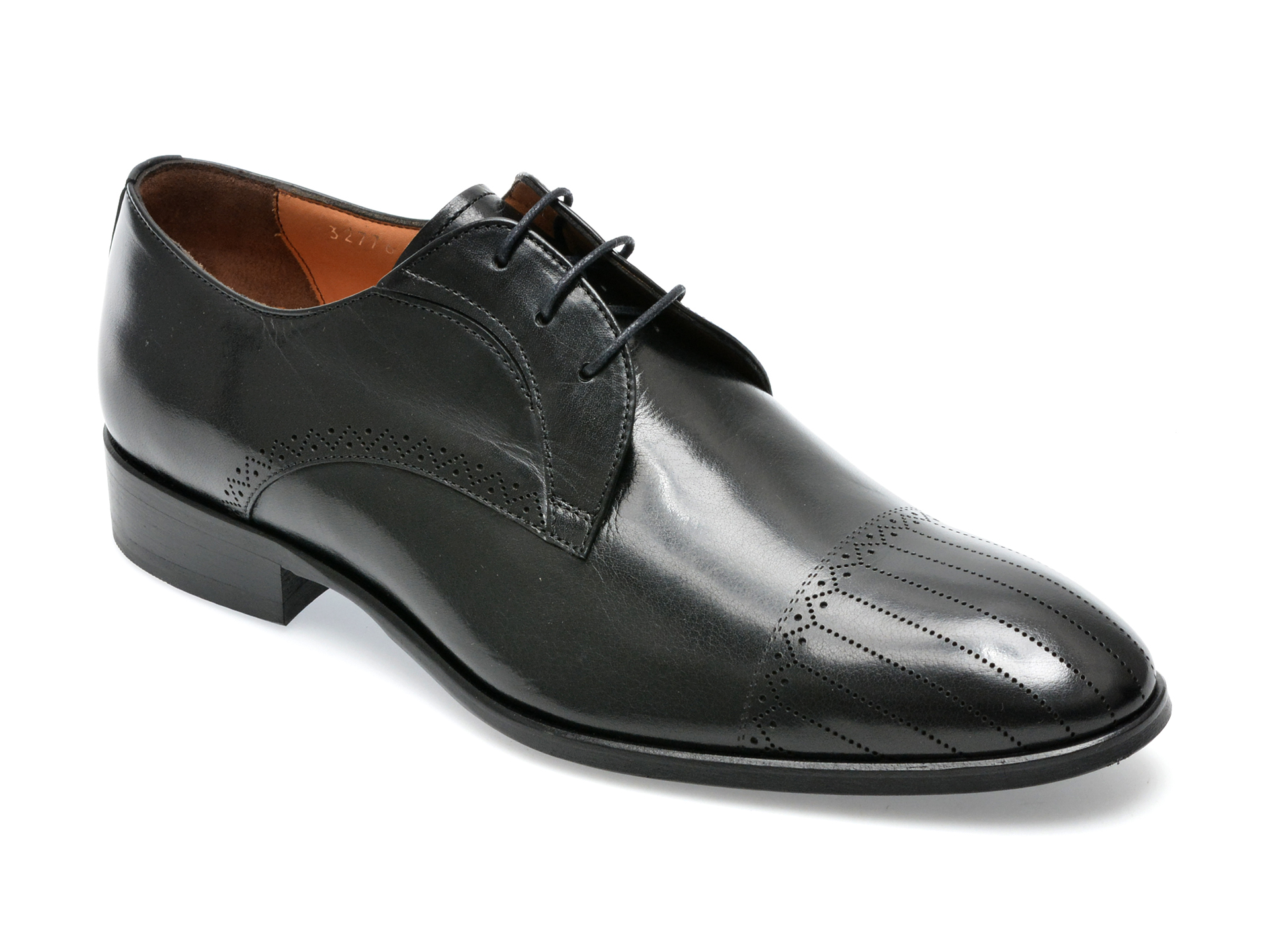 Pantofi EPICA negri, 32776, din piele naturala /barbati/pantofi imagine noua