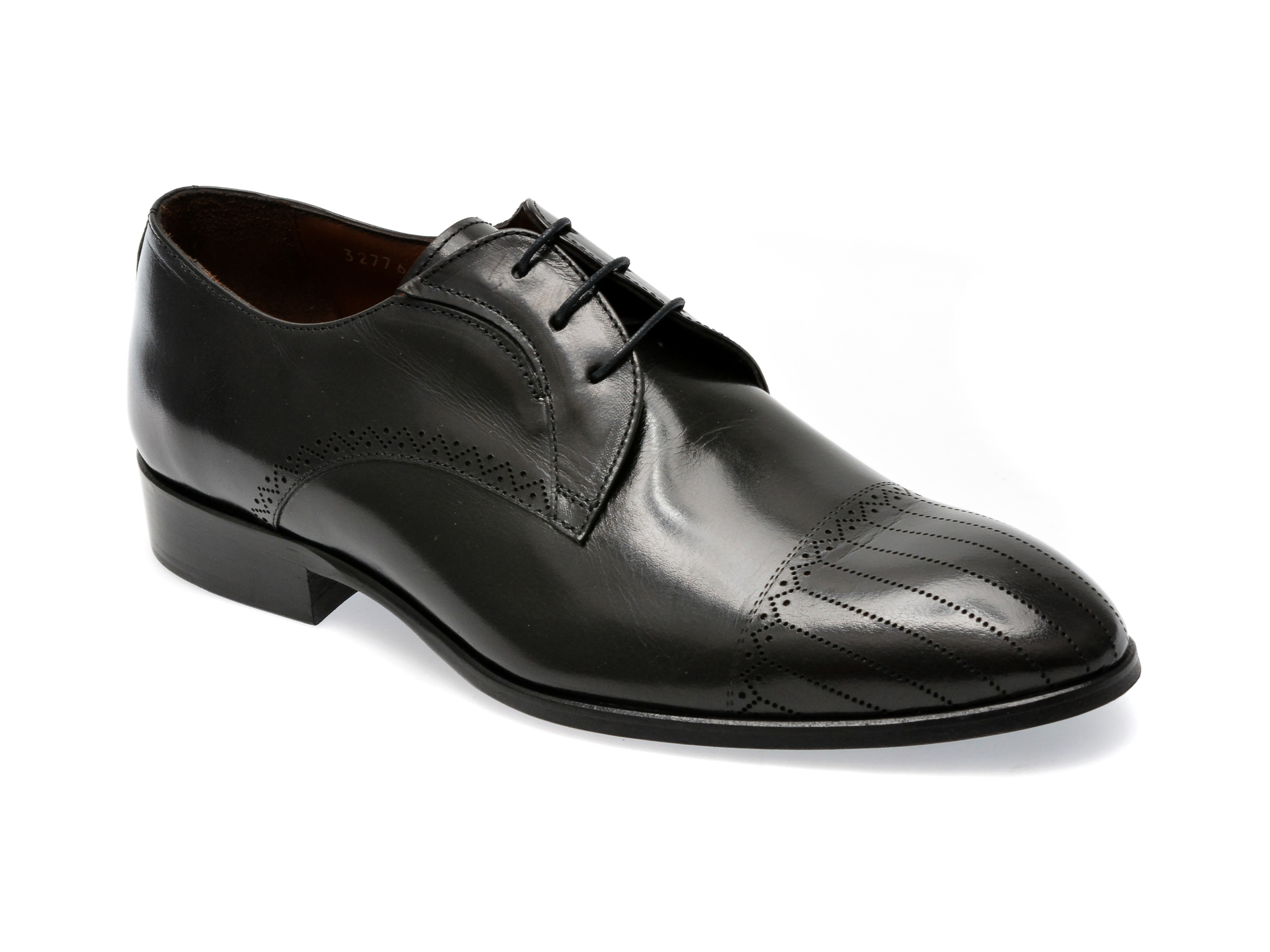 Pantofi EPICA negri, 32776, din piele naturala /barbati/pantofi