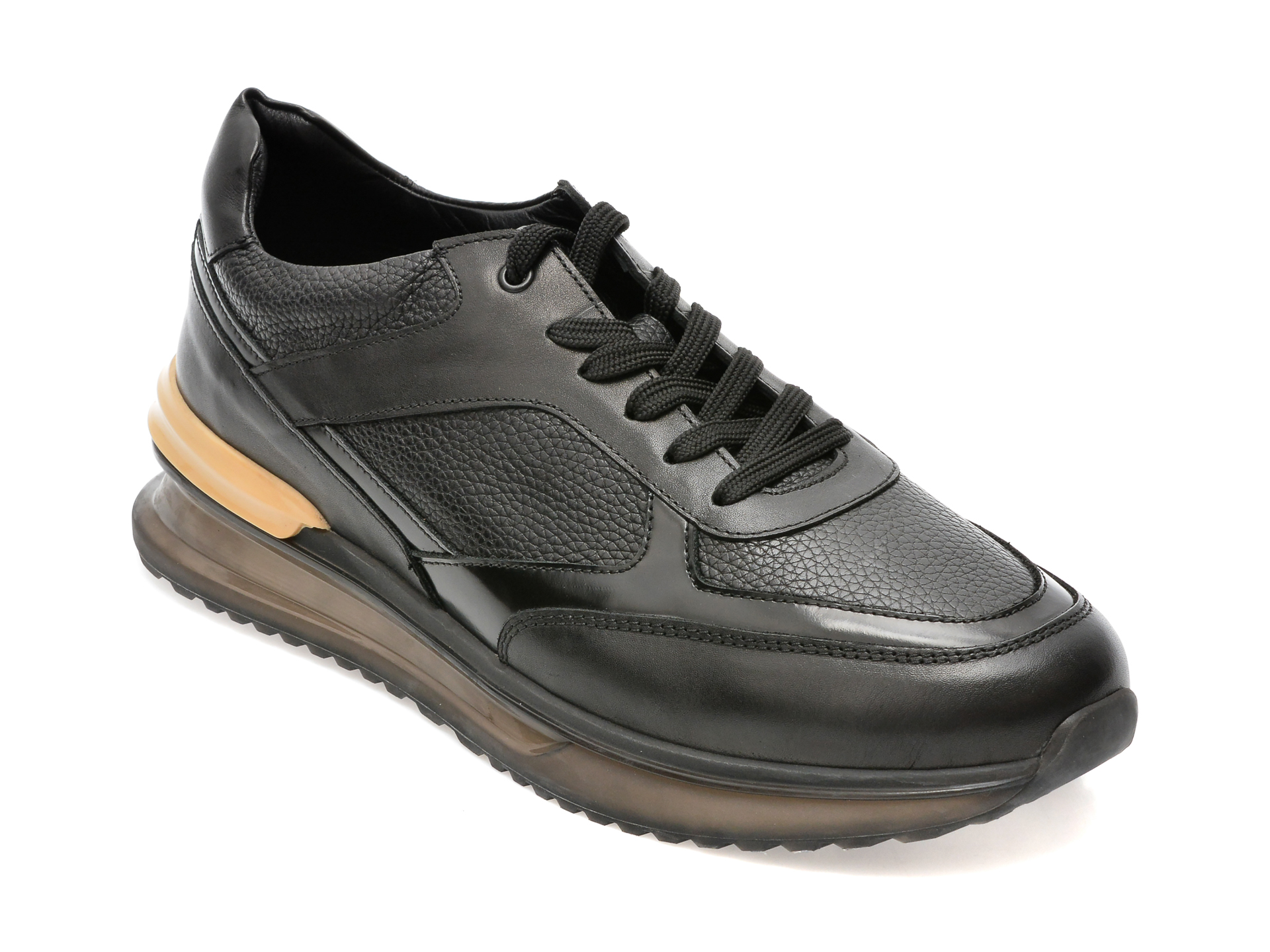 Pantofi EPICA negri, 3312, din piele naturala /barbati/pantofi imagine noua