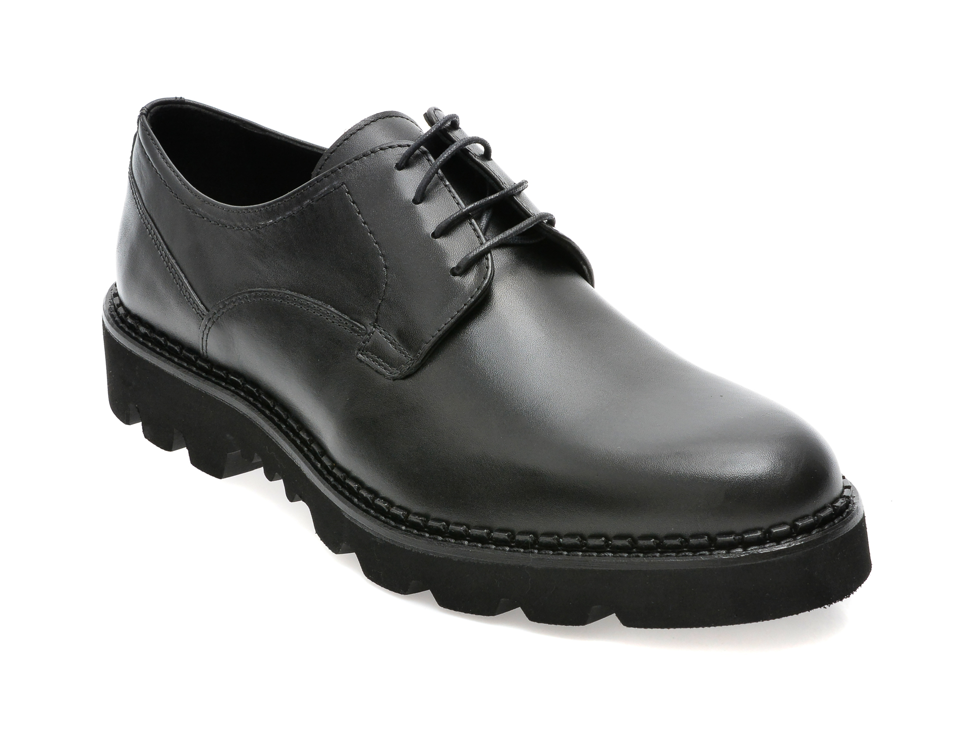 Pantofi EPICA negri, 3368, din piele naturala /barbati/pantofi imagine super redus 2022
