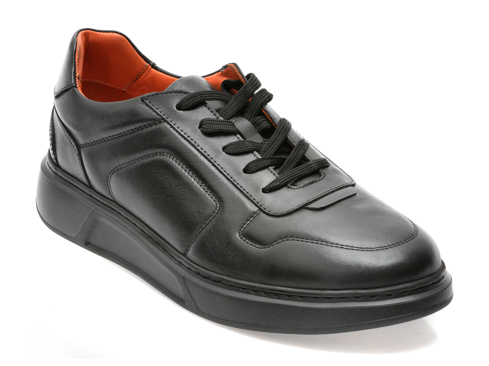 Pantofi EPICA negri, 3377, din piele naturala /barbati/pantofi imagine noua