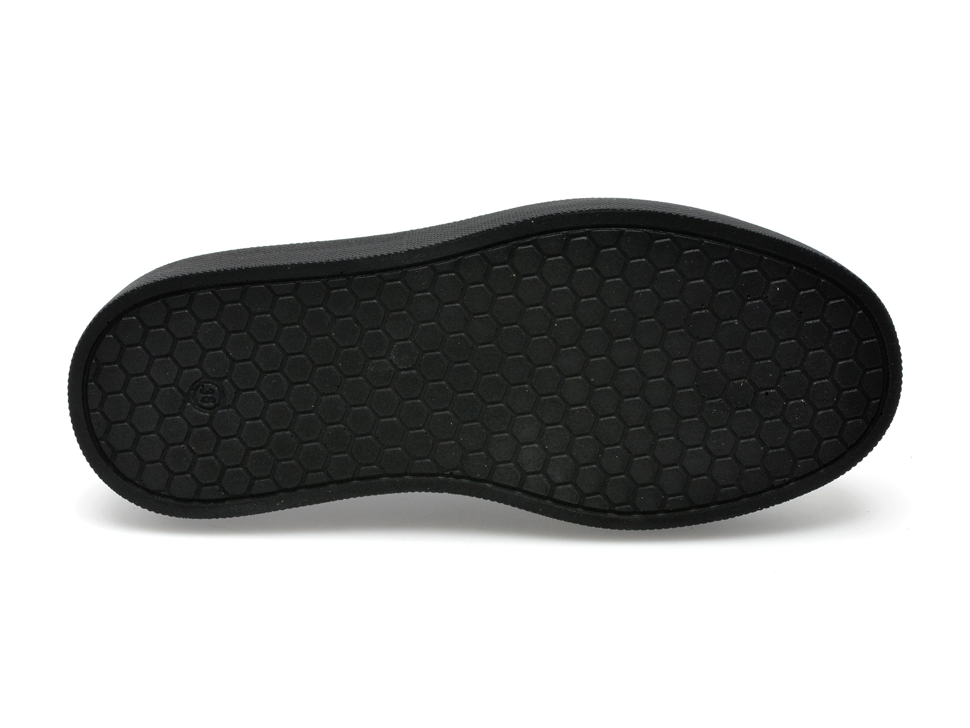 Pantofi EPICA negri, 348986, din piele naturala si material textil