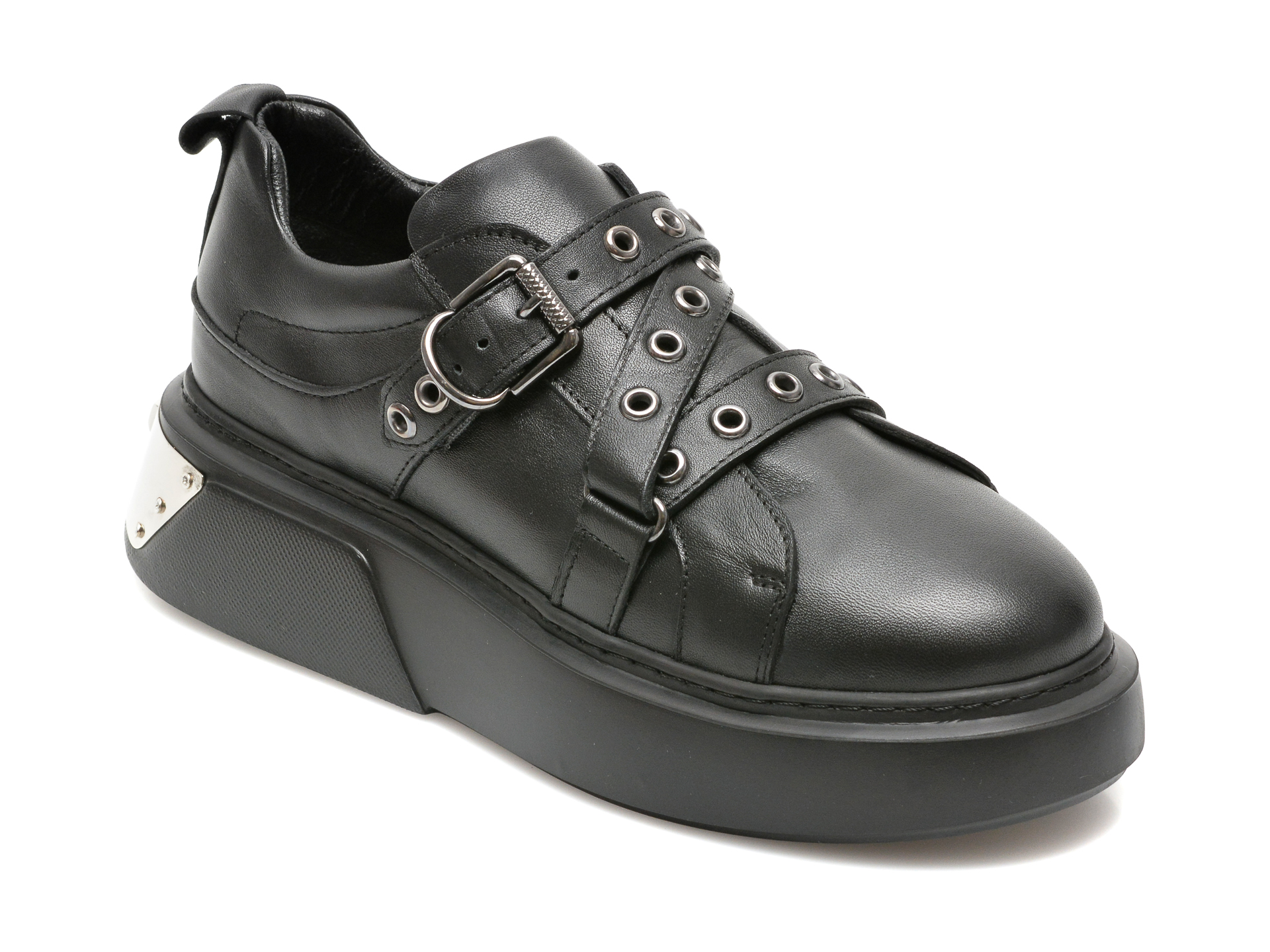 Pantofi EPICA negri, 3711075, din piele naturala Epica