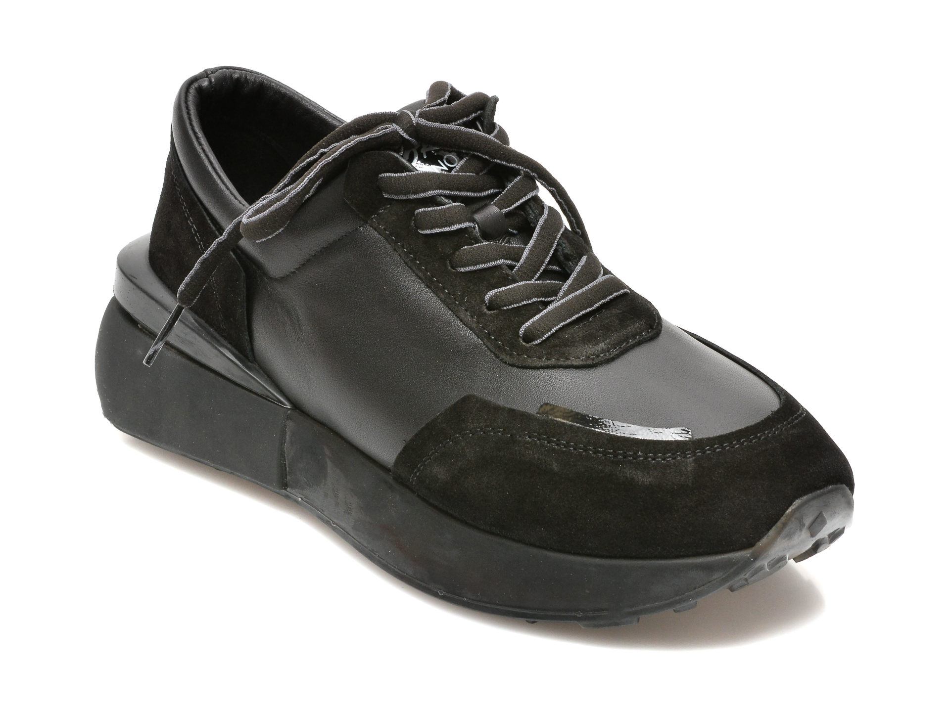 Pantofi EPICA negri, 3745239, din piele naturala Epica imagine noua