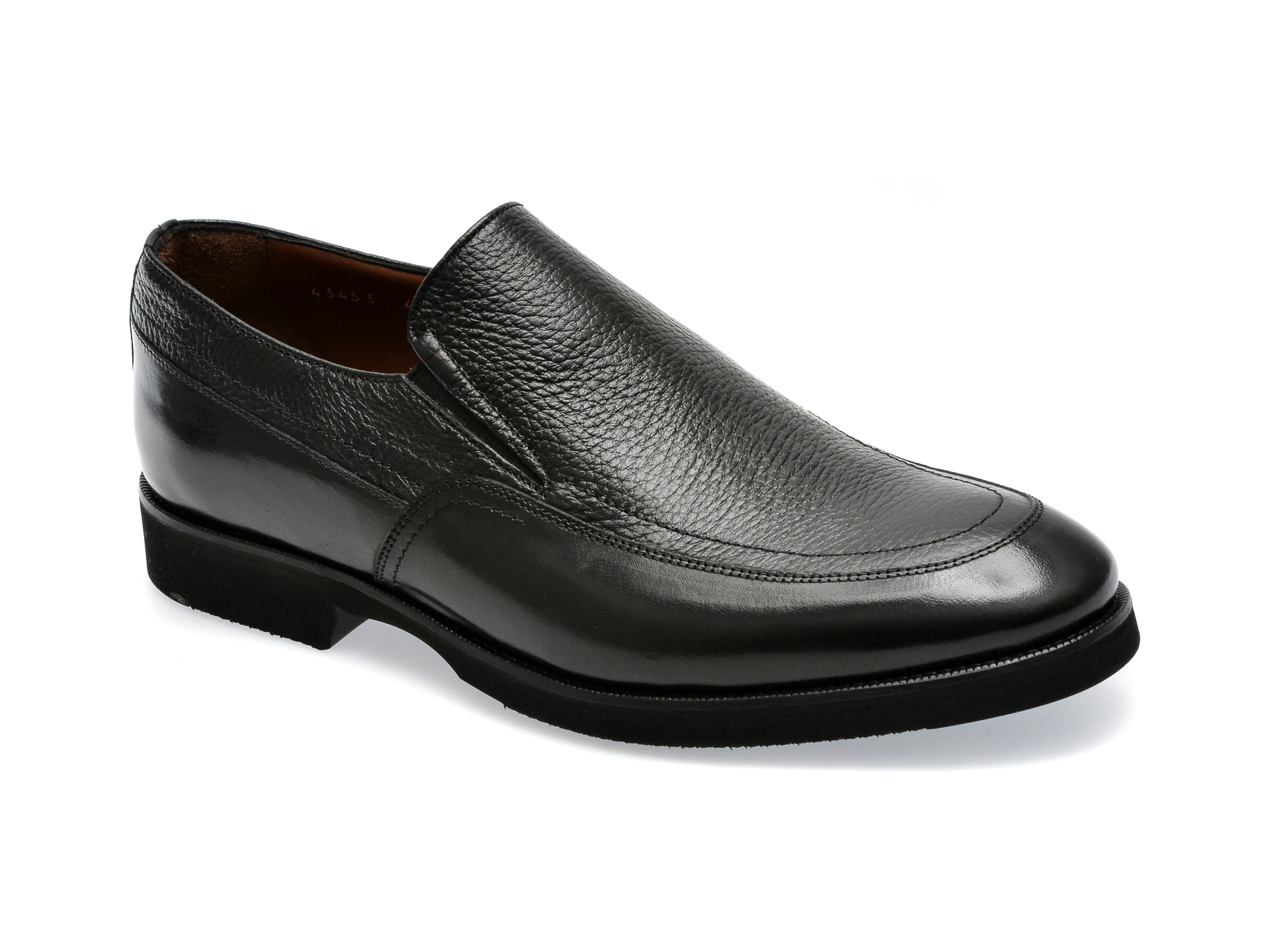 Pantofi EPICA negri, 43453, din piele naturala /barbati/pantofi