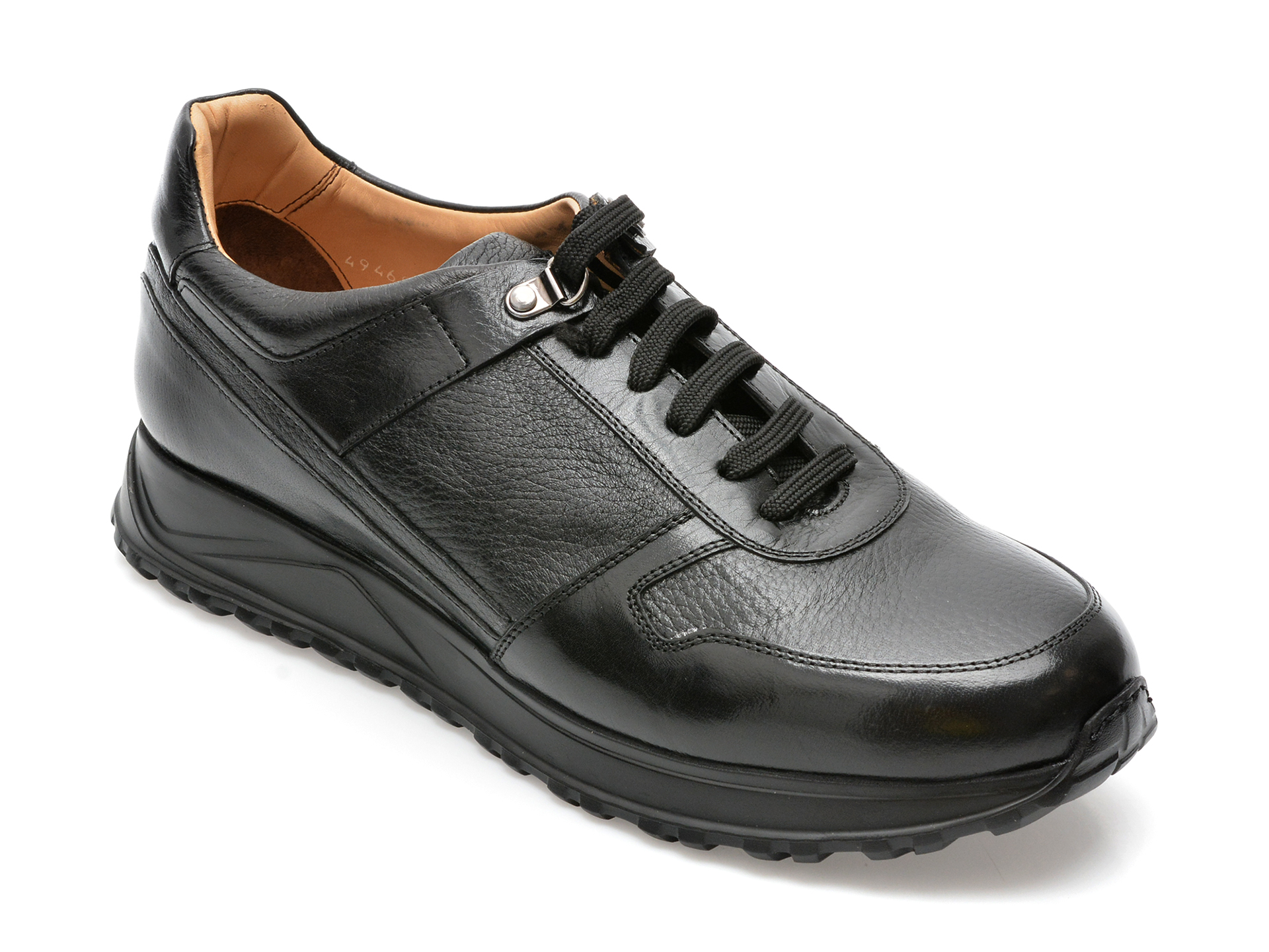 Pantofi EPICA negri, 49469, din piele naturala /barbati/pantofi