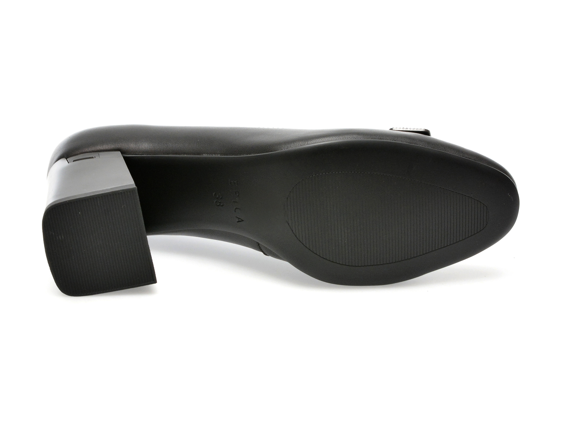 Poze Pantofi EPICA negri, 4F3199, din piele naturala
