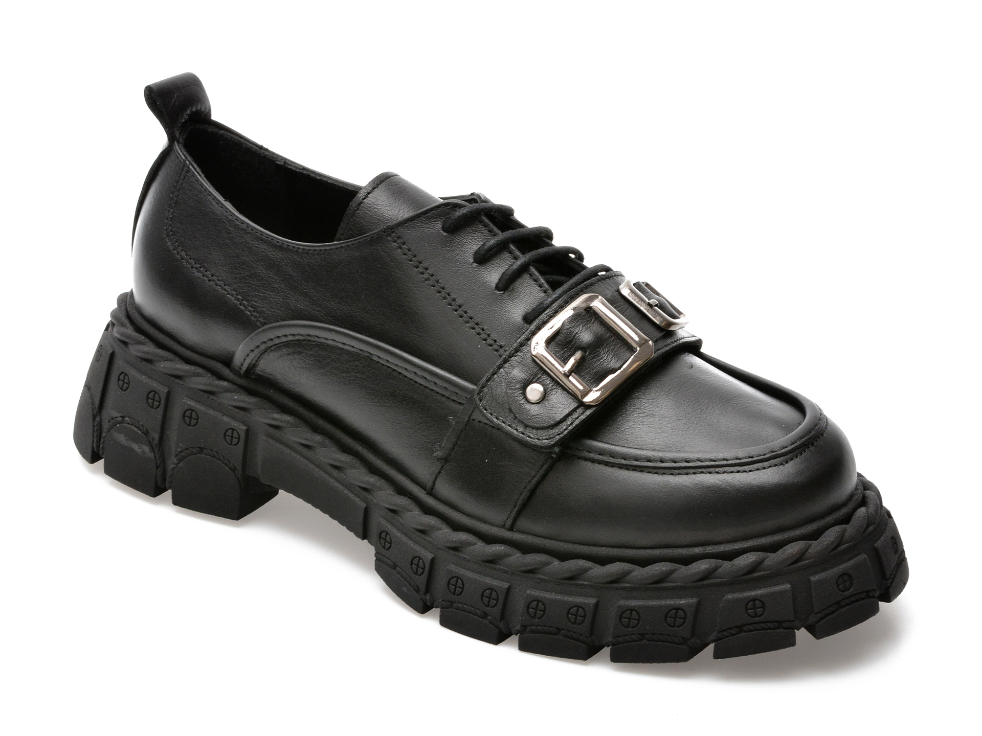 Pantofi EPICA negri, 523440, din piele naturala /femei/pantofi