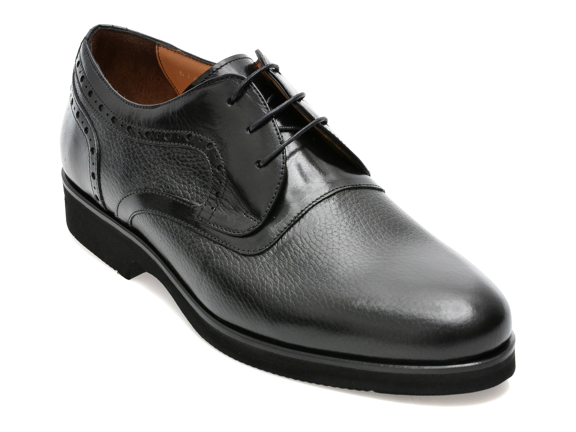 Pantofi EPICA negri, 62242, din piele naturala barbati 2023-03-20