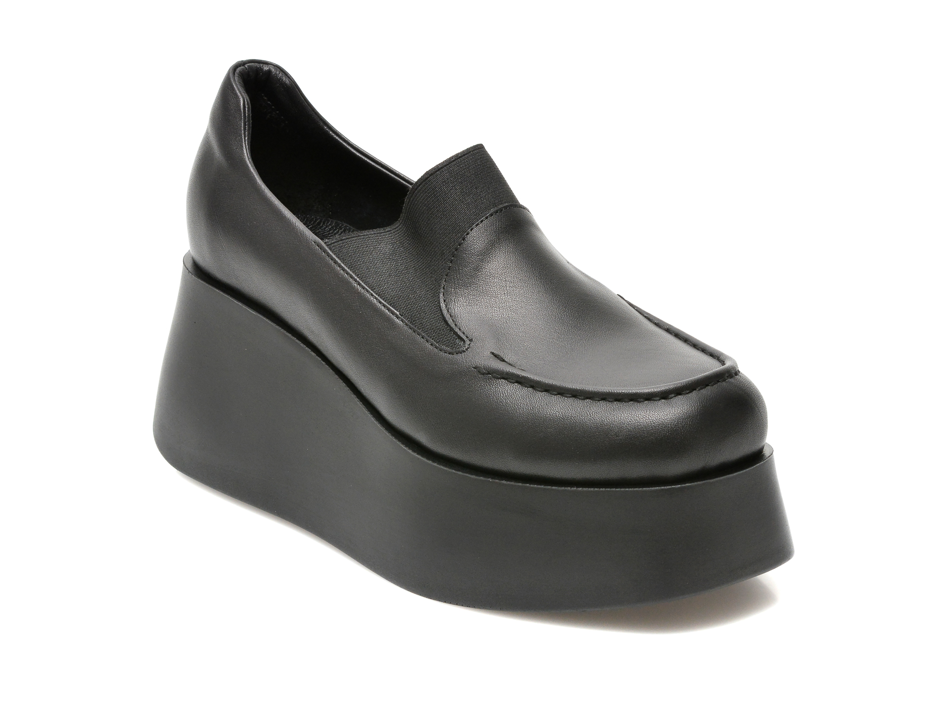 Pantofi EPICA negri, 6292761, din piele naturala Epica imagine noua