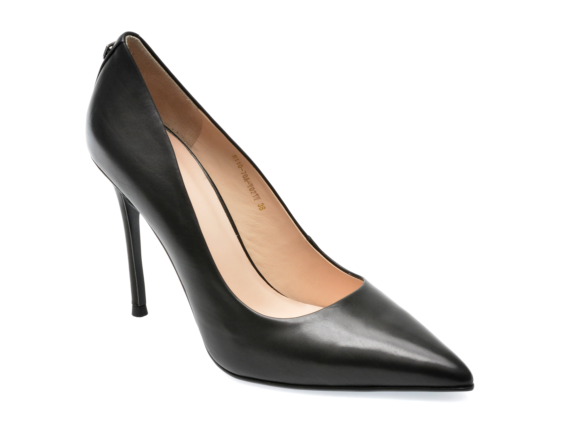 Pantofi EPICA negri, E11070A, din piele naturala /femei/pantofi imagine super redus 2022