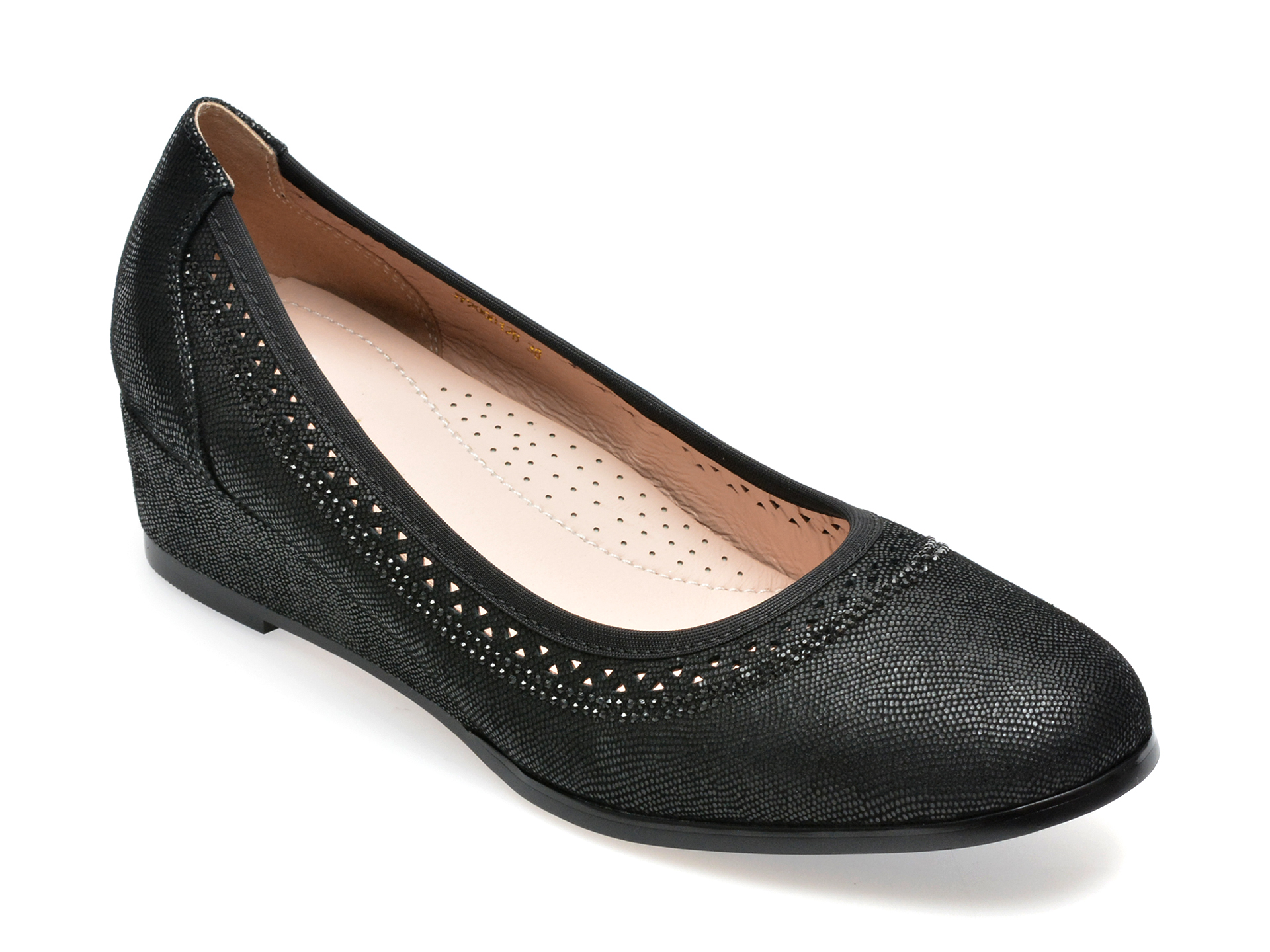 Pantofi EPICA negri, JY20012, din piele naturala /femei/pantofi