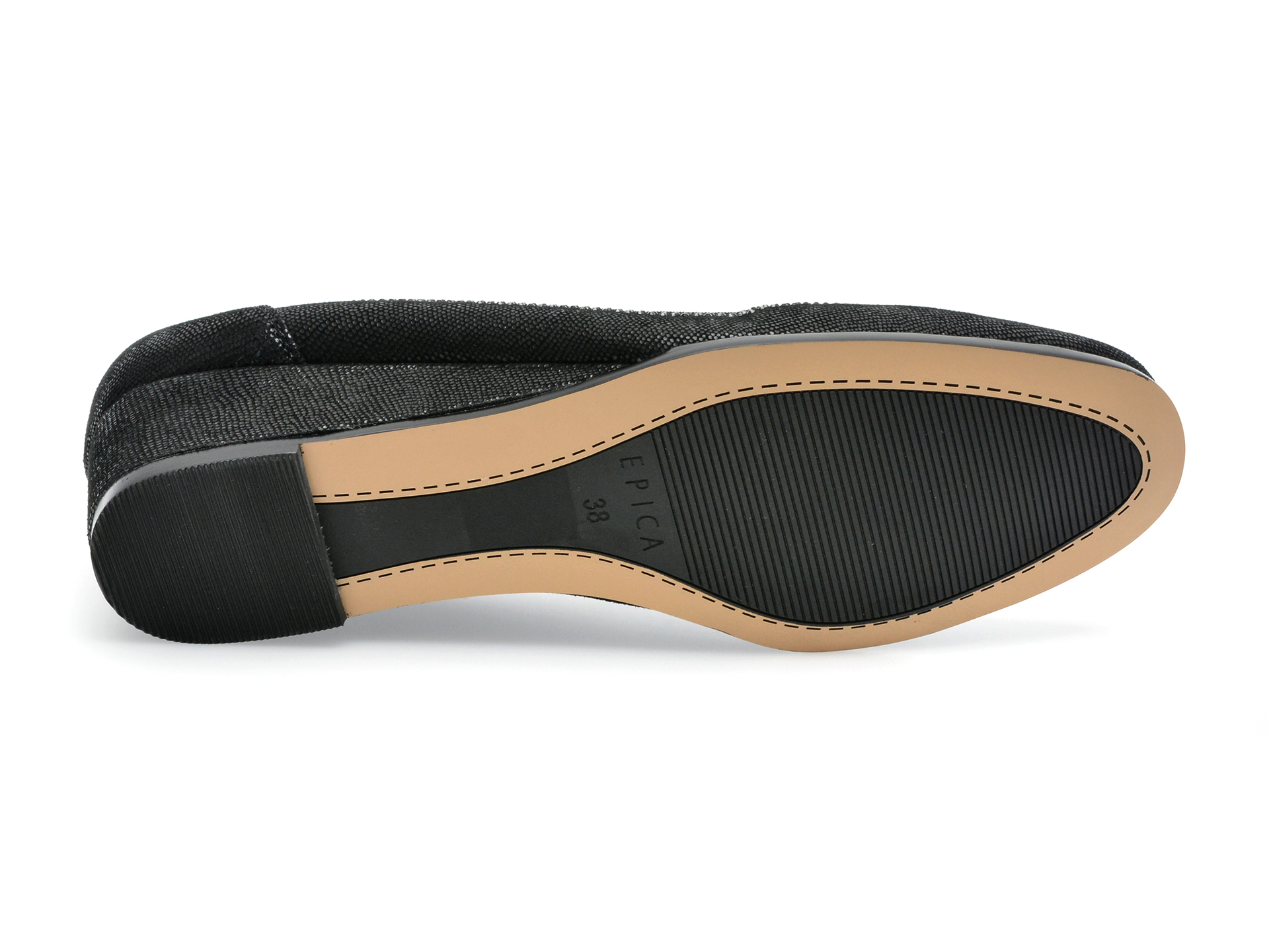 Pantofi EPICA negri, JY20012, din piele naturala