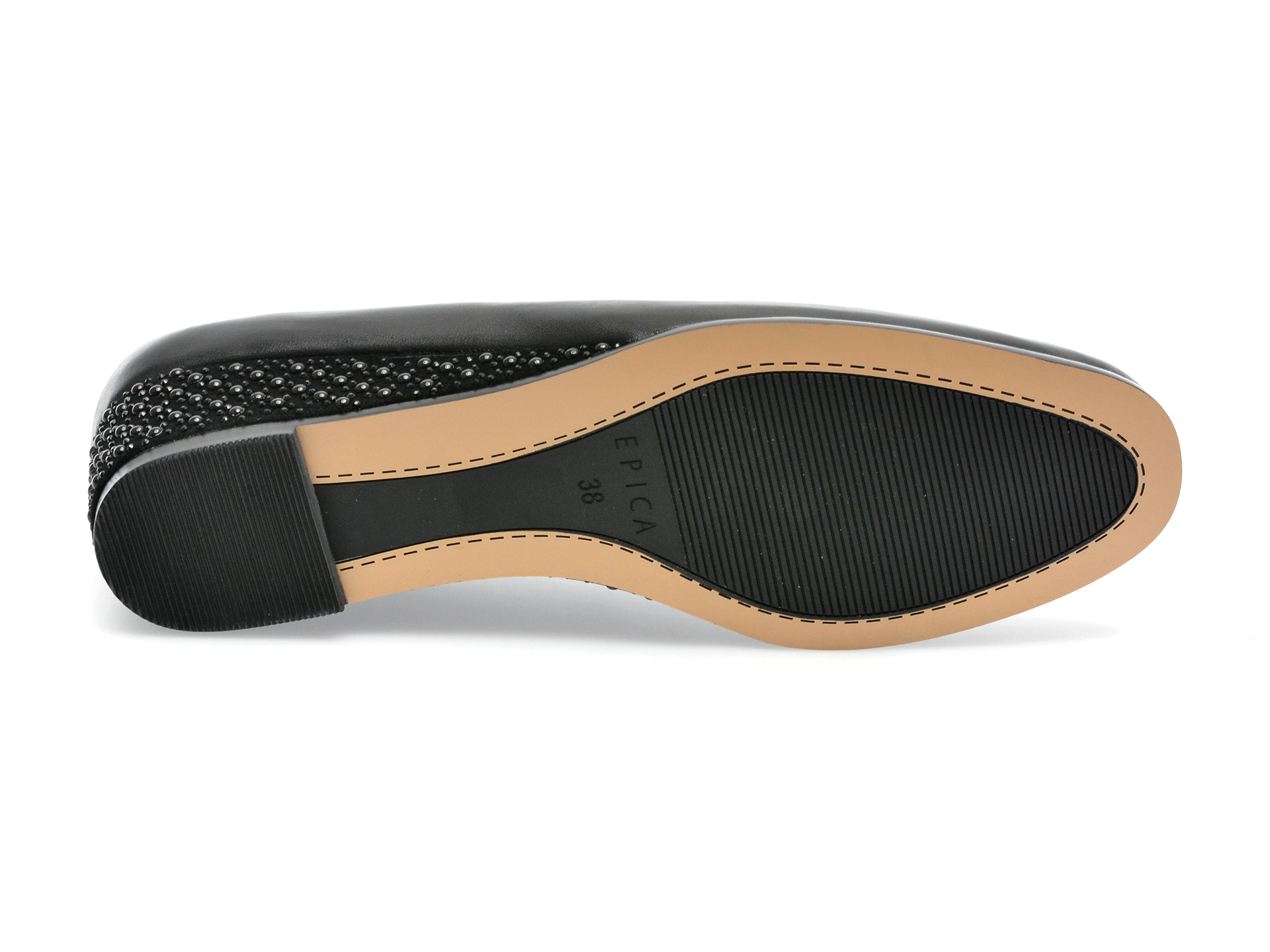 Pantofi EPICA negri, JY20014, din piele naturala