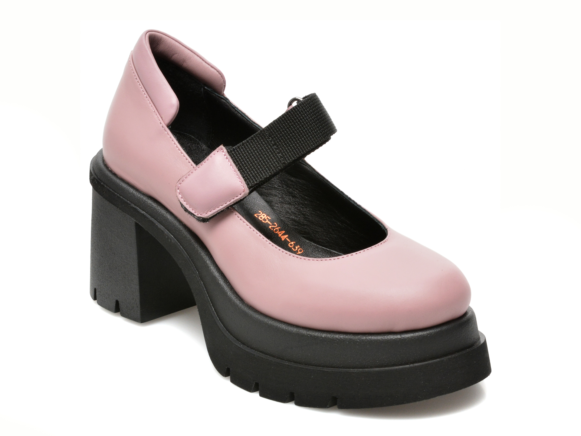 Pantofi EPICA roz, 2852644, din piele naturala imagine reduceri black friday 2021 Epica