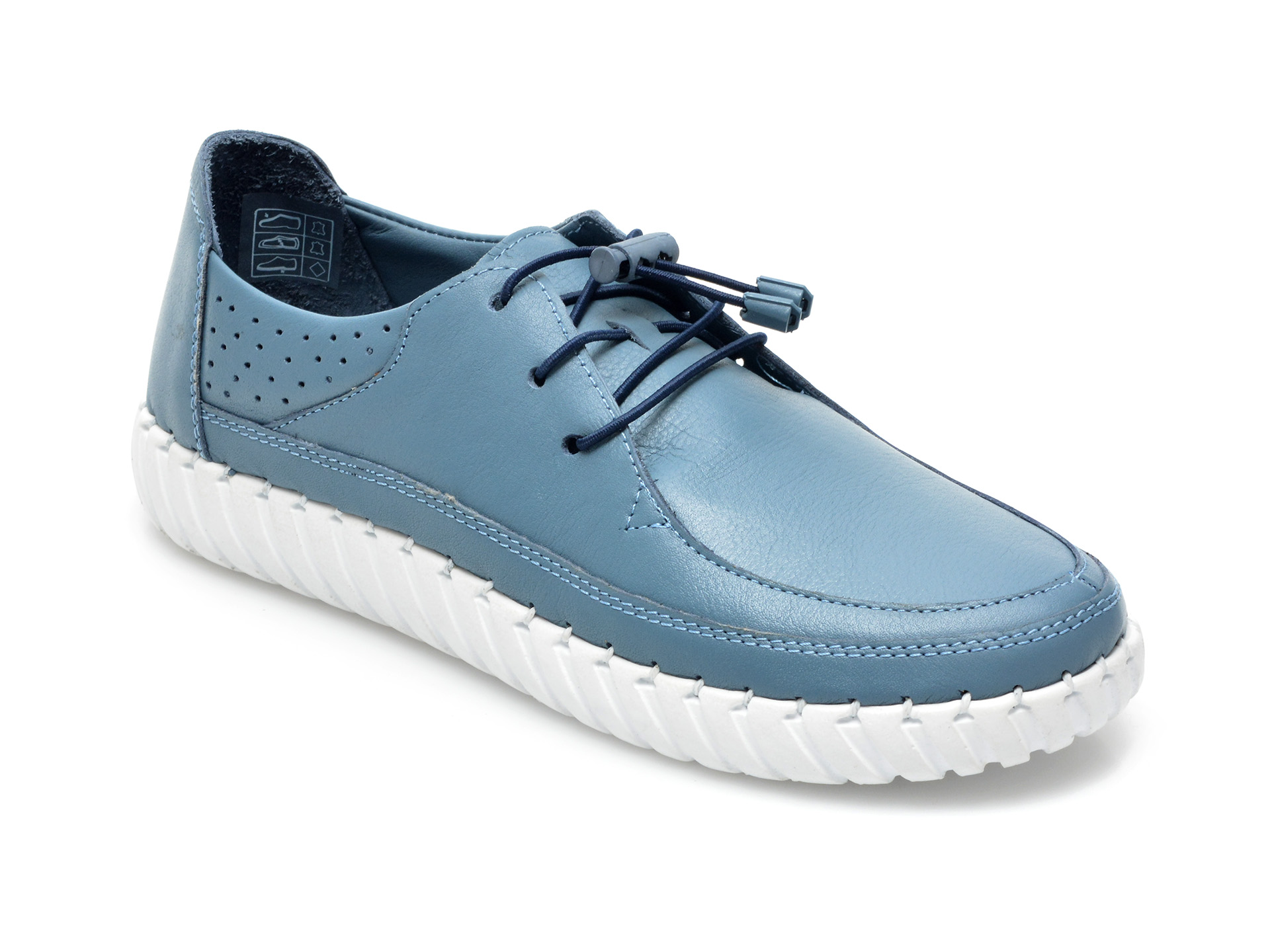 Pantofi FLAVIA PASSINI albastri, 110, din piele naturala 2023 ❤️ Pret Super Black Friday otter.ro imagine noua 2022