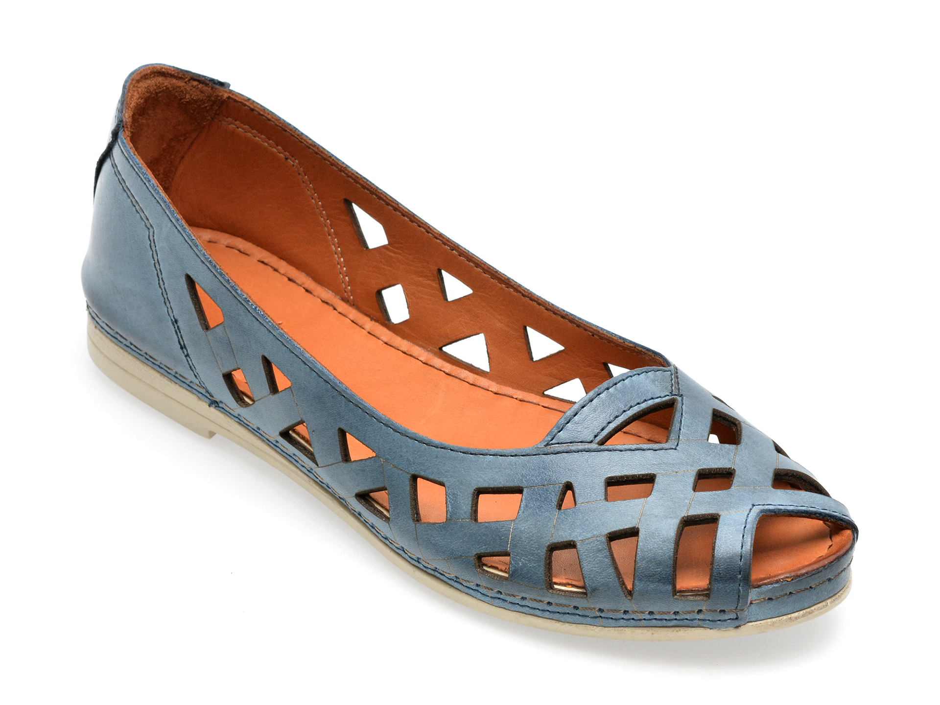 Pantofi FLAVIA PASSINI albastri, 1119, din piele naturala