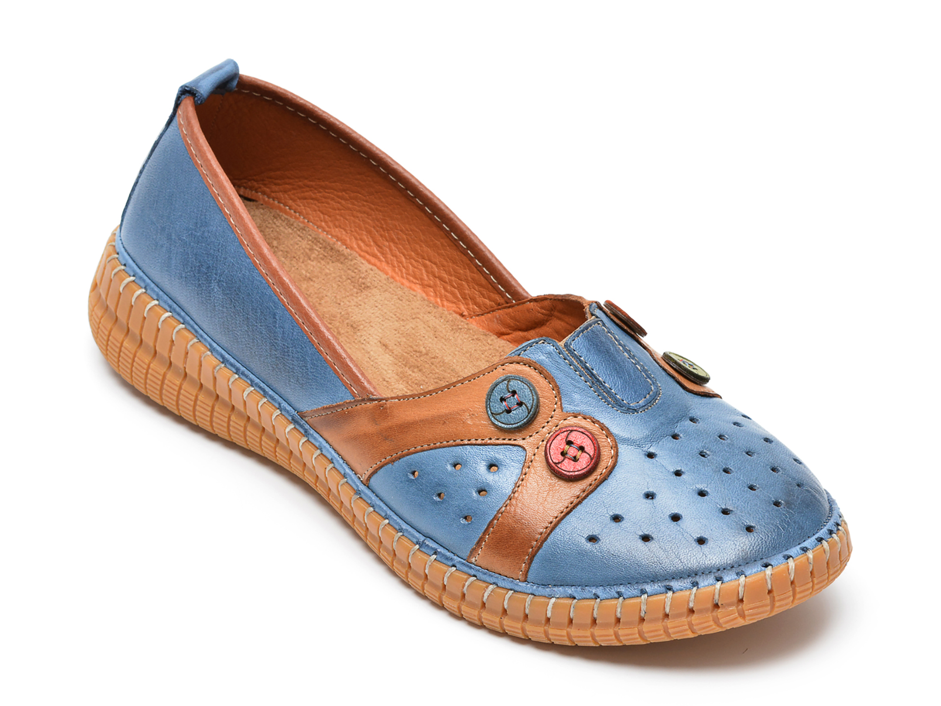 Pantofi FLAVIA PASSINI albastri, 2844, din piele naturala