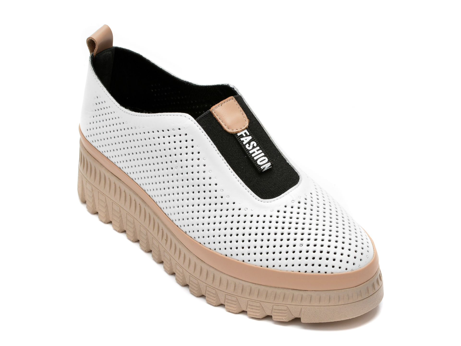Pantofi FLAVIA PASSINI albi, 023104Z, din piele naturala 2022 ❤️ Pret Super Black Friday otter.ro imagine noua 2022