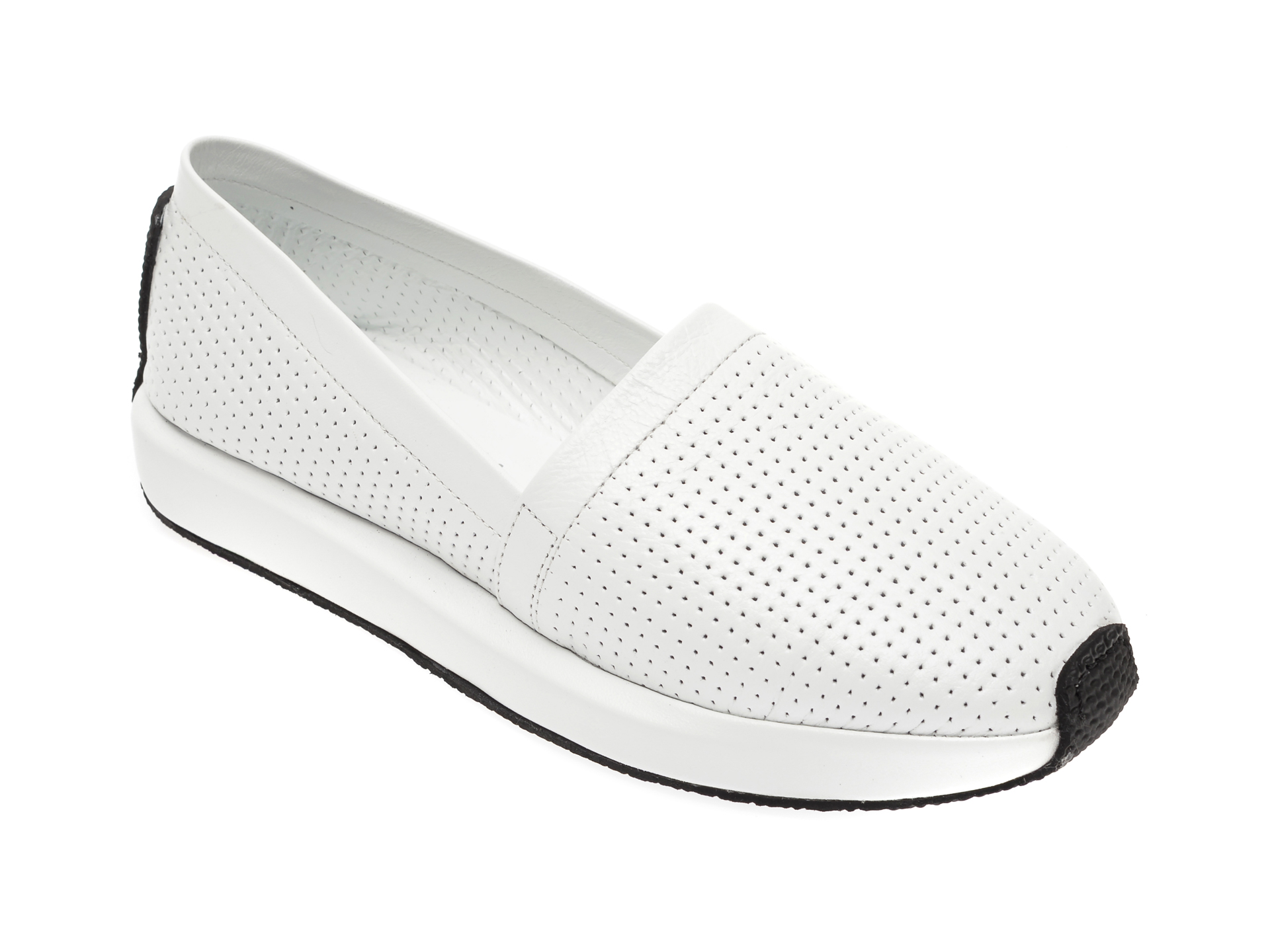 Pantofi FLAVIA PASSINI albi, 0856013, din piele naturala