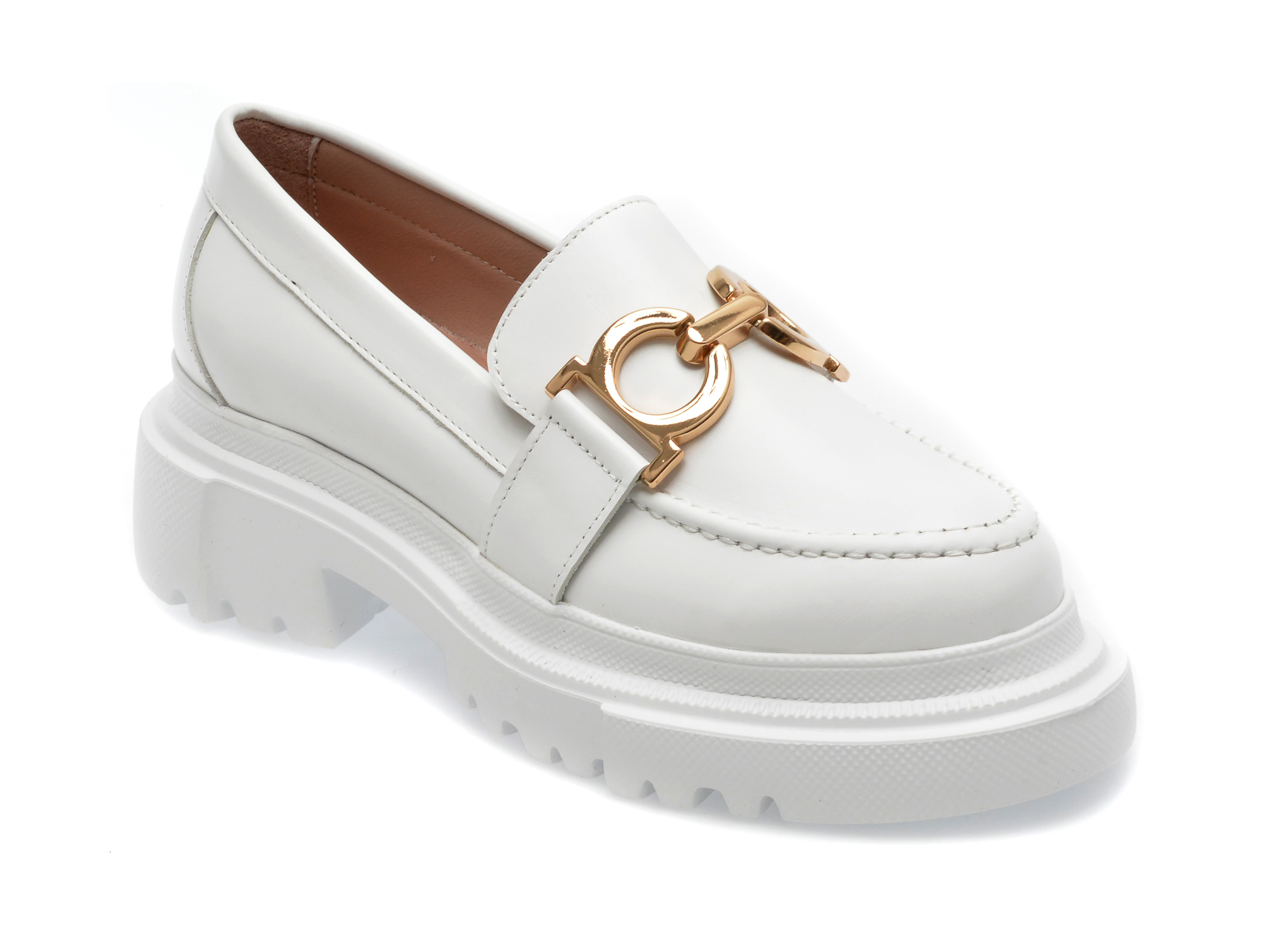 Pantofi FLAVIA PASSINI albi, 12029, din piele naturala /femei/pantofi