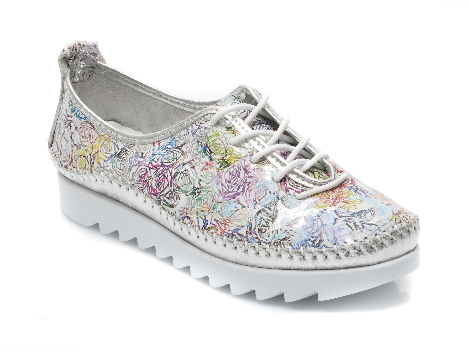 Pantofi FLAVIA PASSINI albi, 2438, din piele naturala /femei/pantofi imagine noua