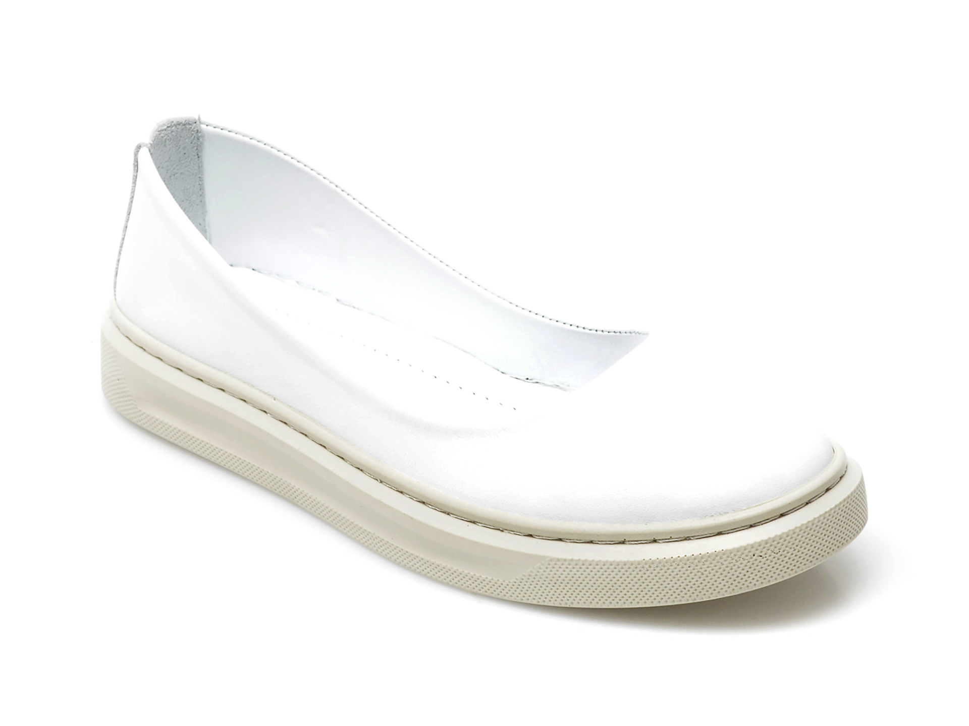 Pantofi FLAVIA PASSINI albi, 4464350, din piele naturala Flavia Passini Flavia Passini