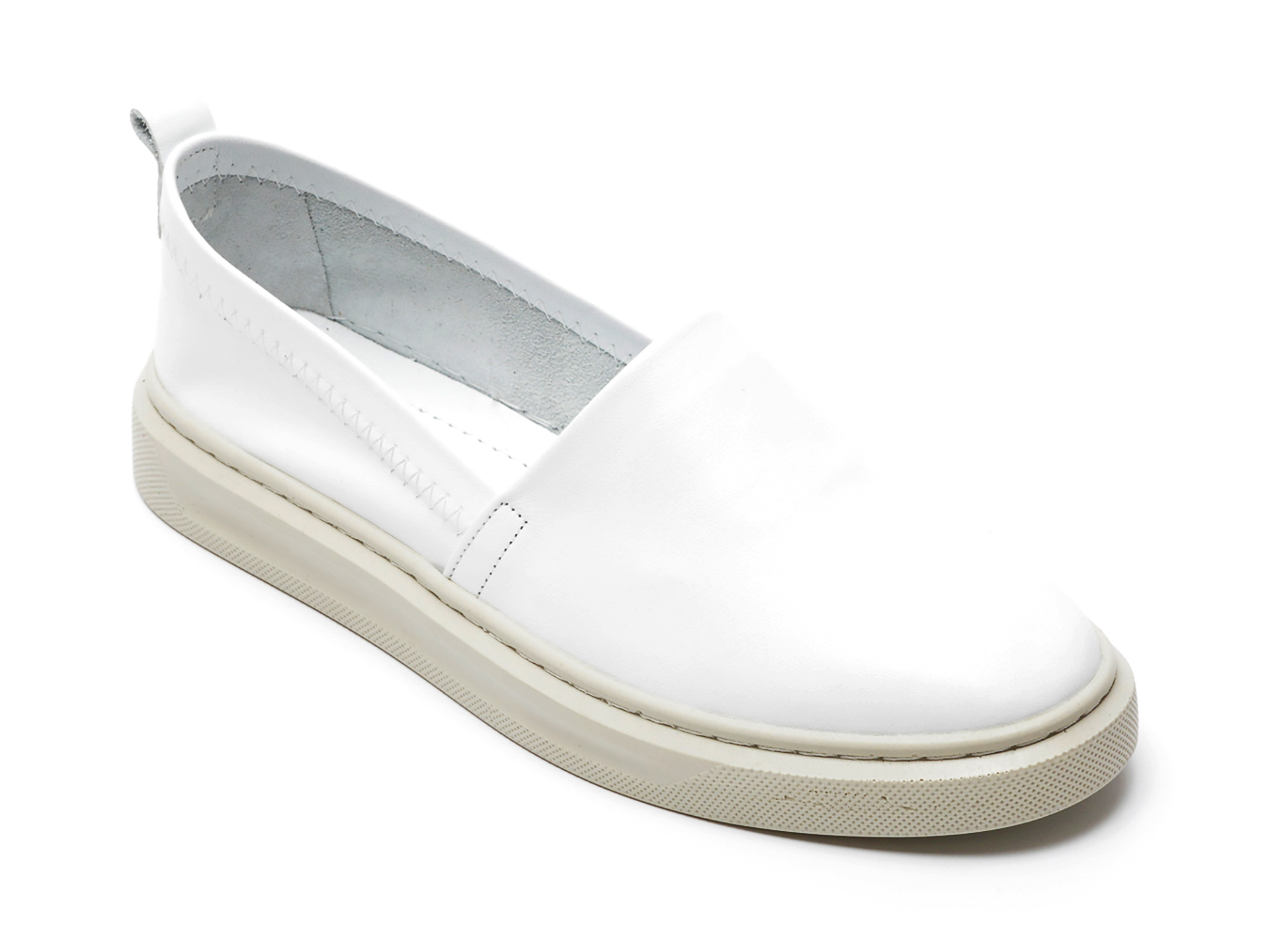 Pantofi FLAVIA PASSINI albi, 4464357, din piele naturala otter.ro imagine noua 2022