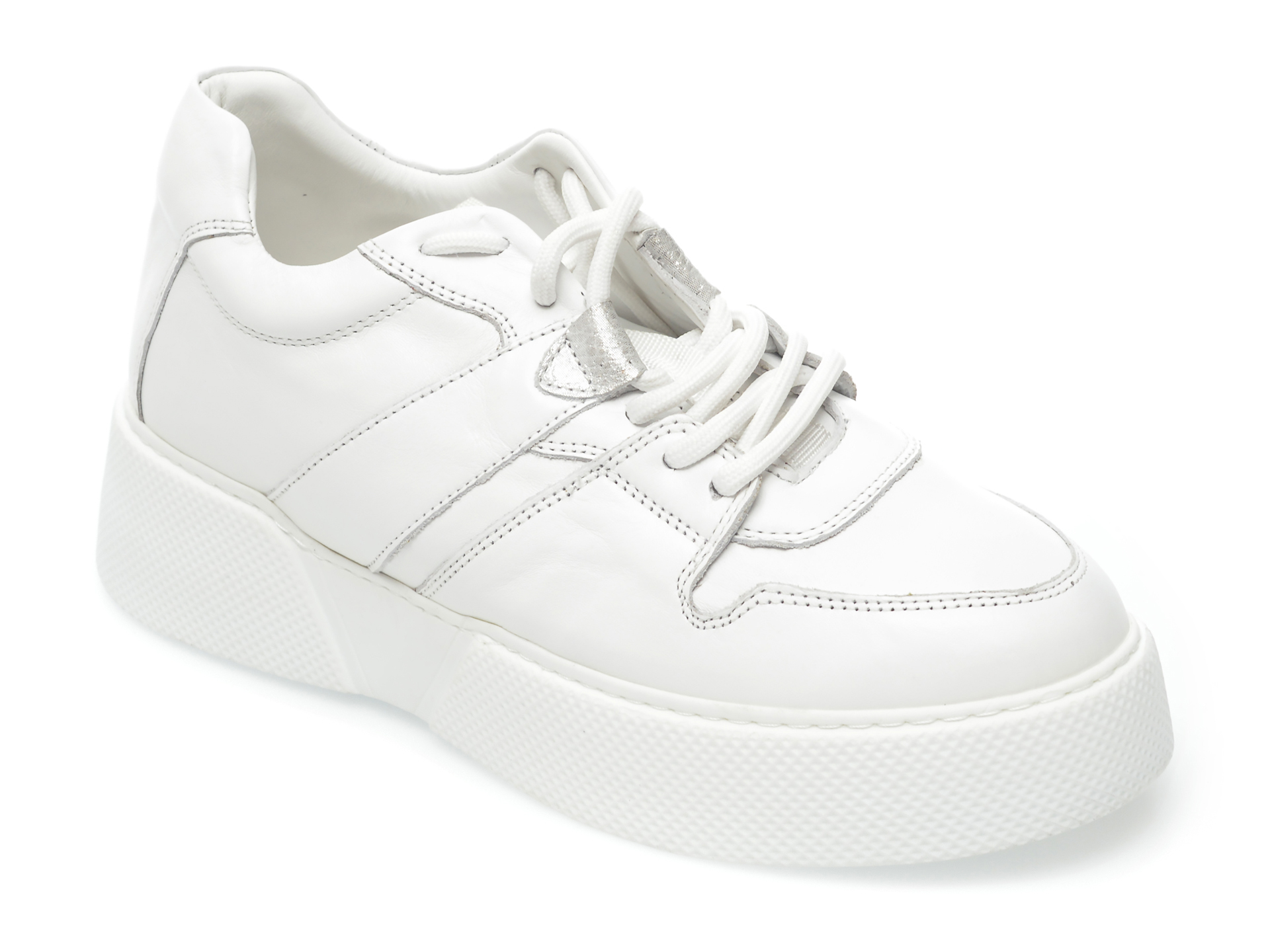 Pantofi FLAVIA PASSINI albi, 4701, din piele naturala