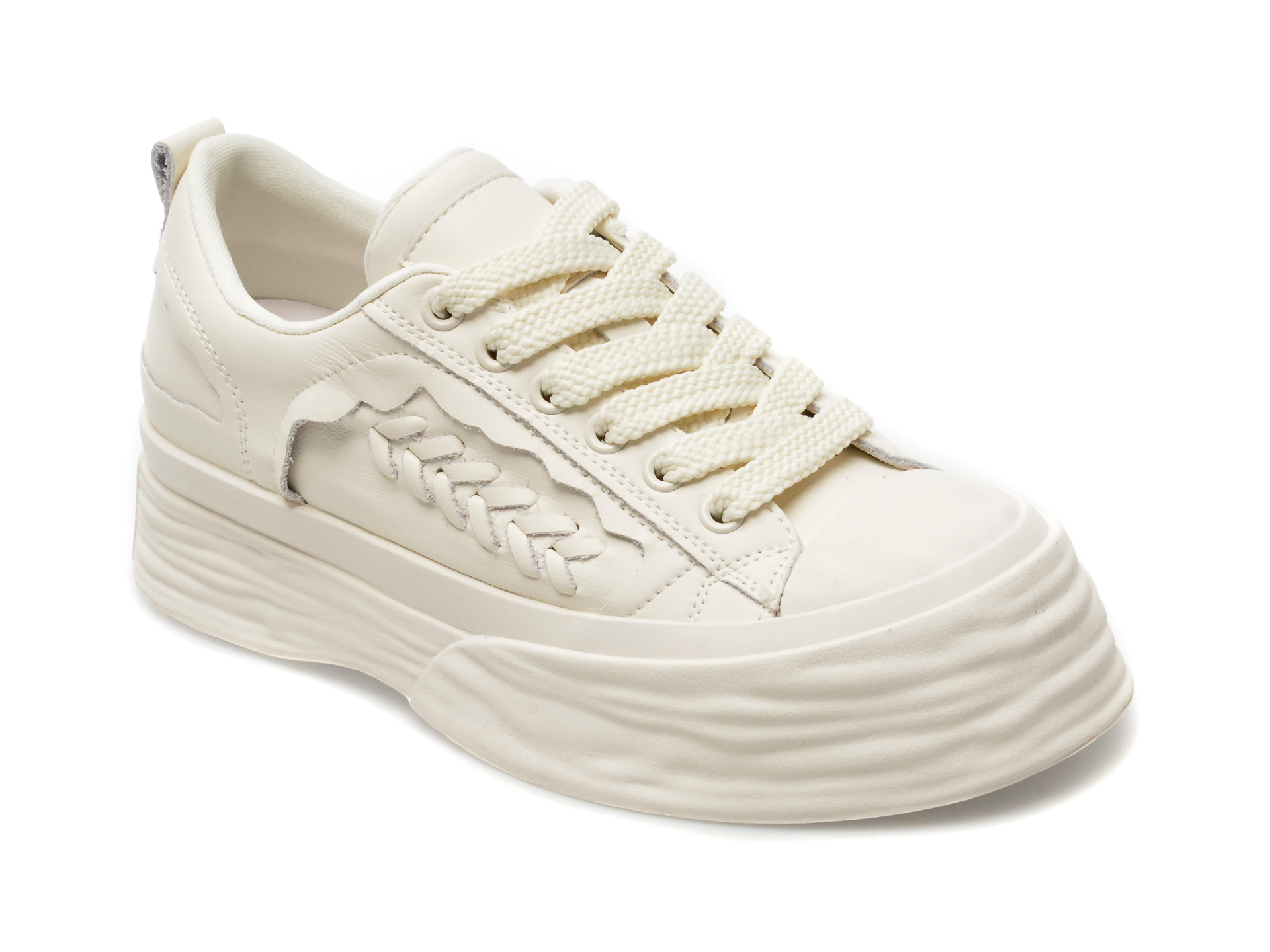 Pantofi FLAVIA PASSINI albi, 516, din piele naturala