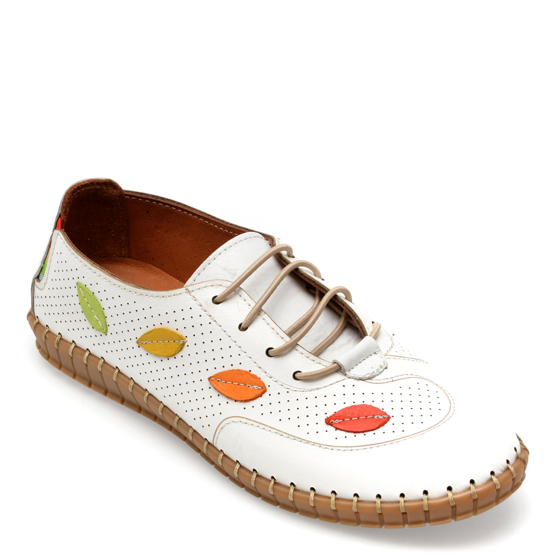 Pantofi FLAVIA PASSINI albi, 7221, din piele naturala Femei 2023-05-28