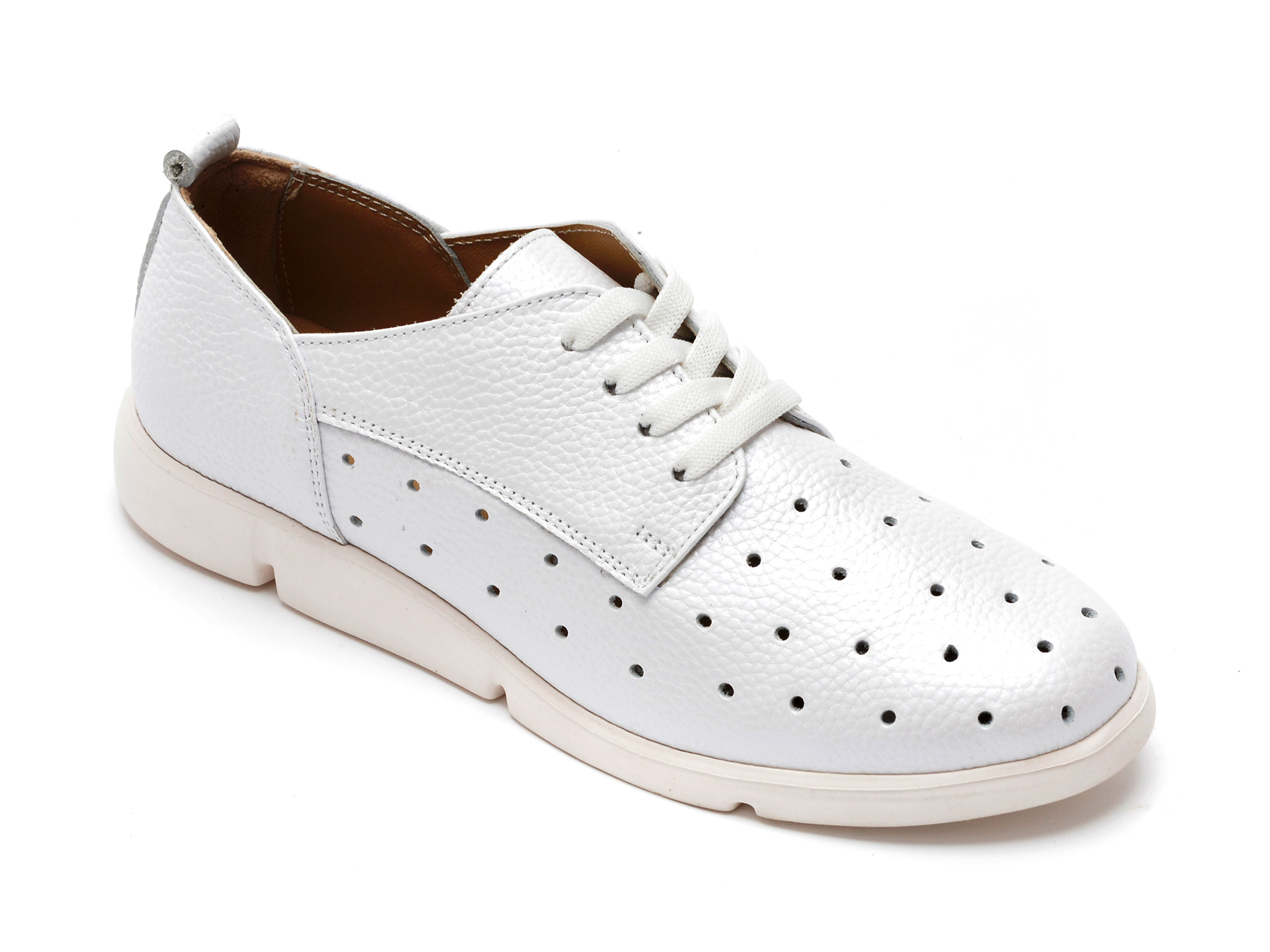 Pantofi FLAVIA PASSINI albi, 772, din piele naturala Flavia Passini