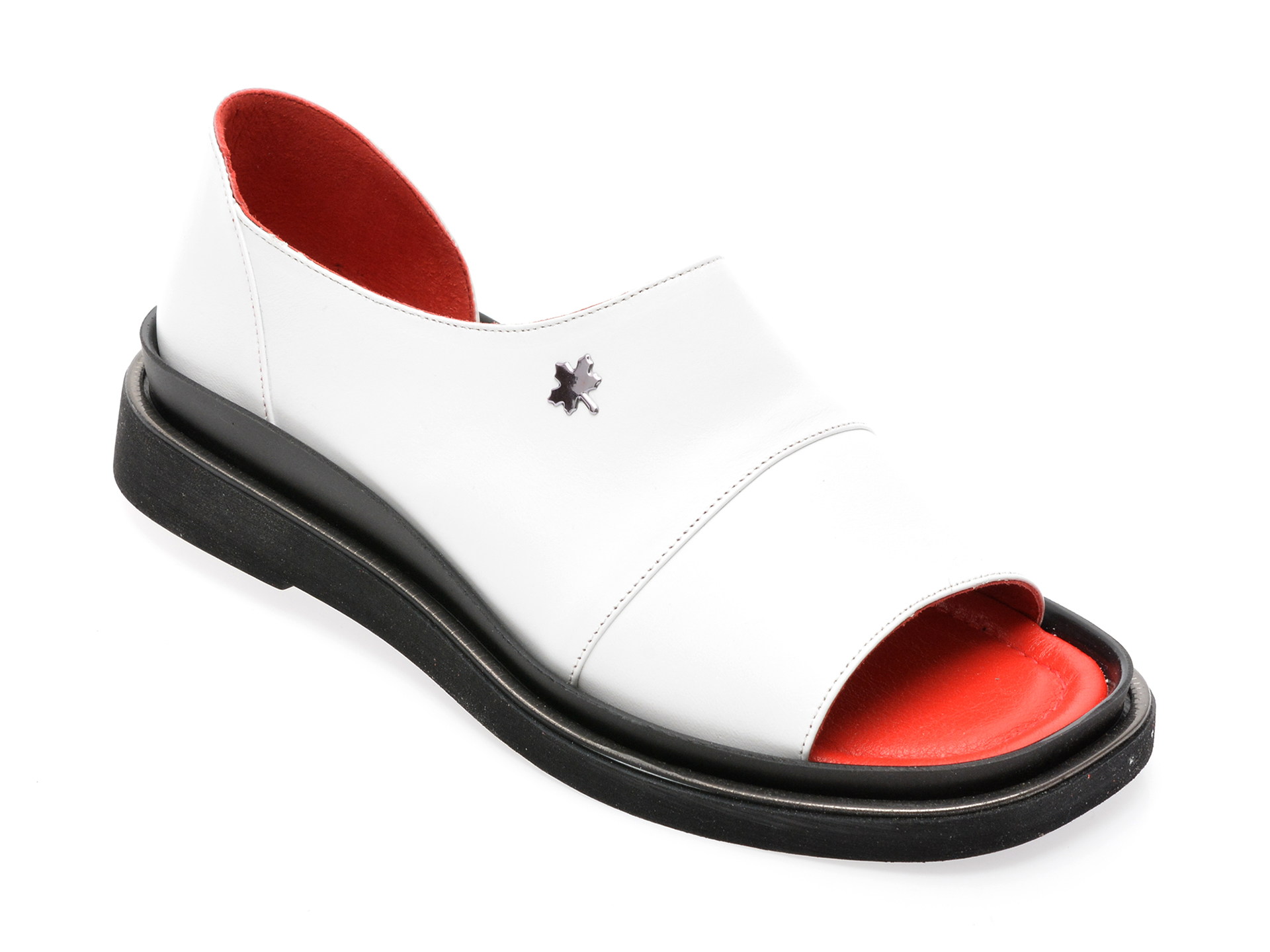 Pantofi FLAVIA PASSINI albi, 81339, din piele naturala 2023 ❤️ Pret Super Black Friday otter.ro imagine noua 2022