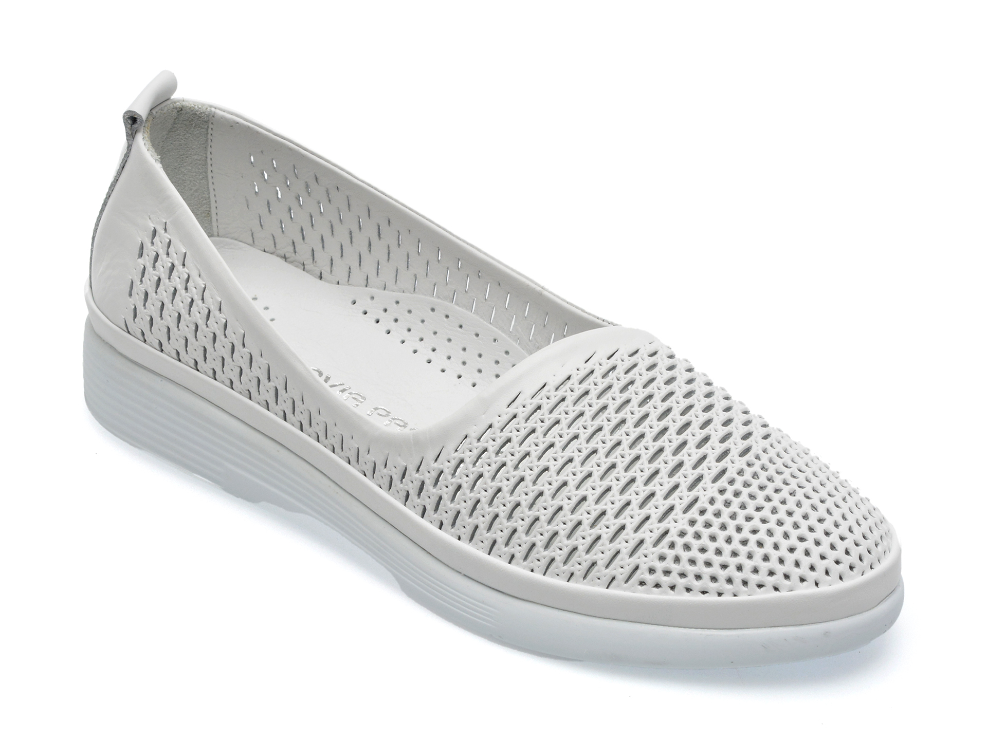 Pantofi FLAVIA PASSINI albi, 88601, din piele naturala /femei/pantofi