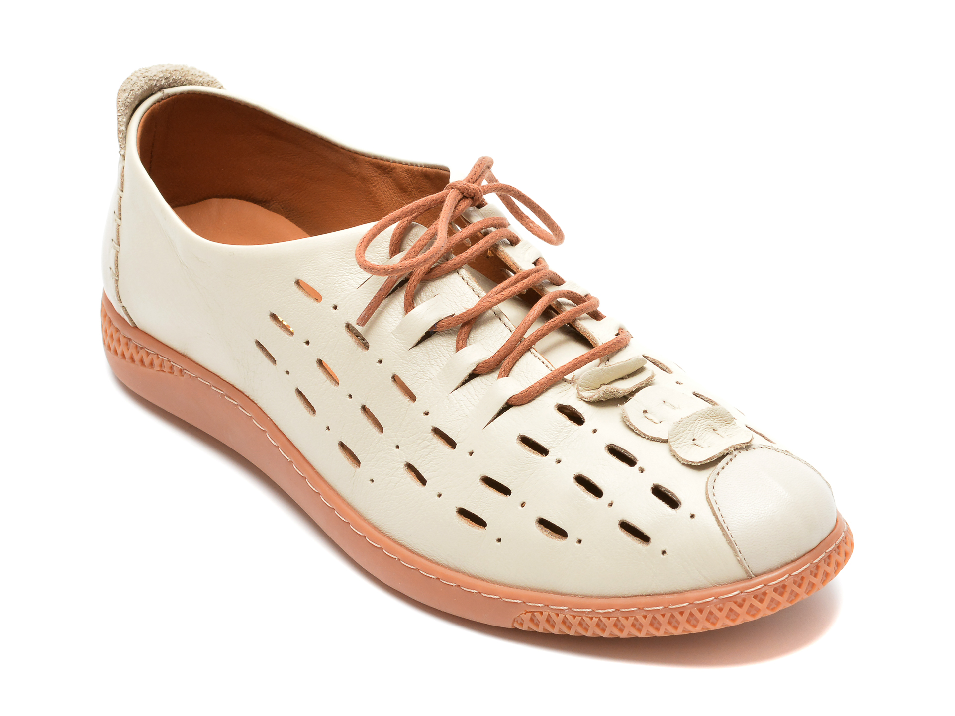 Pantofi FLAVIA PASSINI bej, 1895, din piele naturala 2022 ❤️ Pret Super otter.ro imagine noua 2022