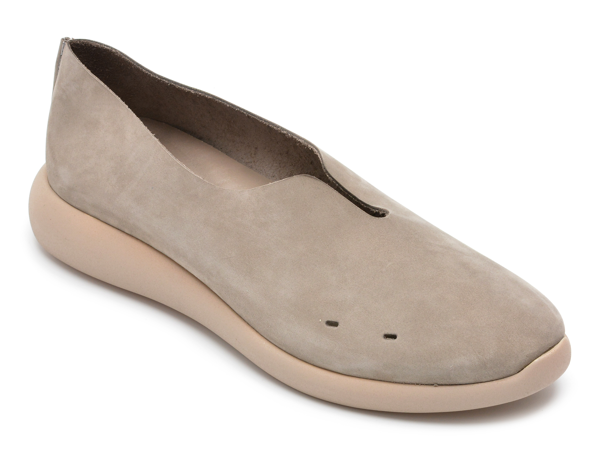 Pantofi FLAVIA PASSINI gri, 10237, din nabuc
