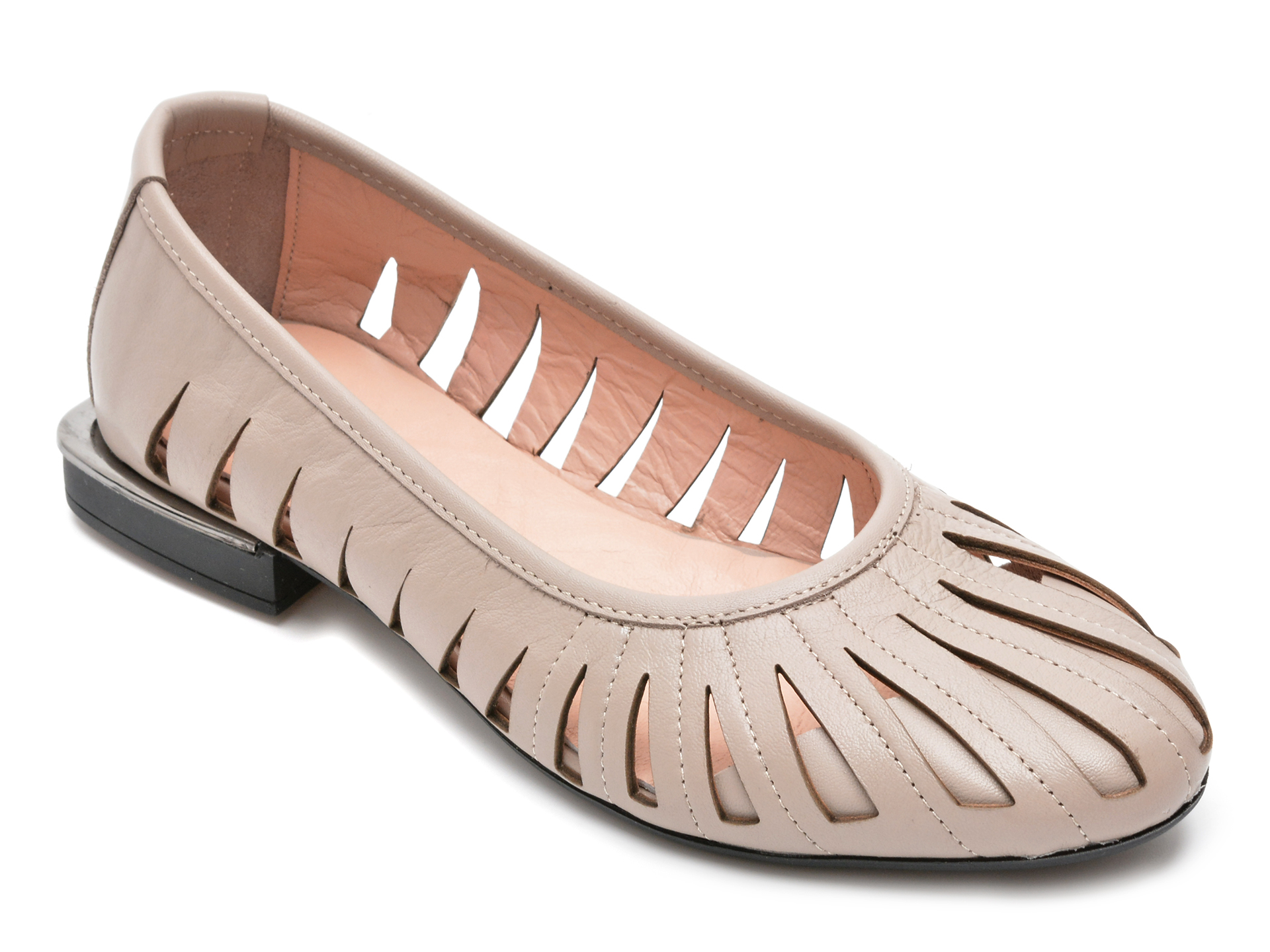 Pantofi FLAVIA PASSINI gri, 10387, din piele naturala Flavia Passini imagine noua 2022