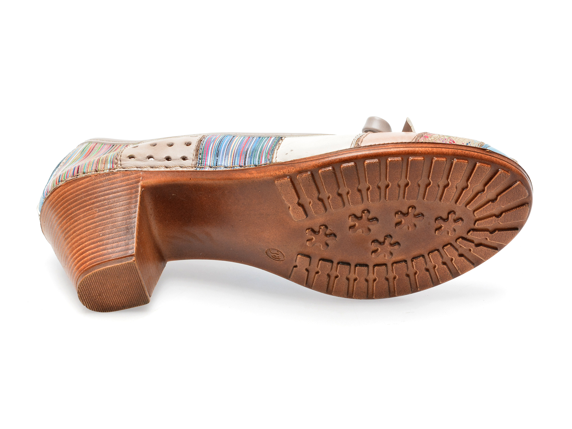Pantofi FLAVIA PASSINI gri, 1880, din piele naturala