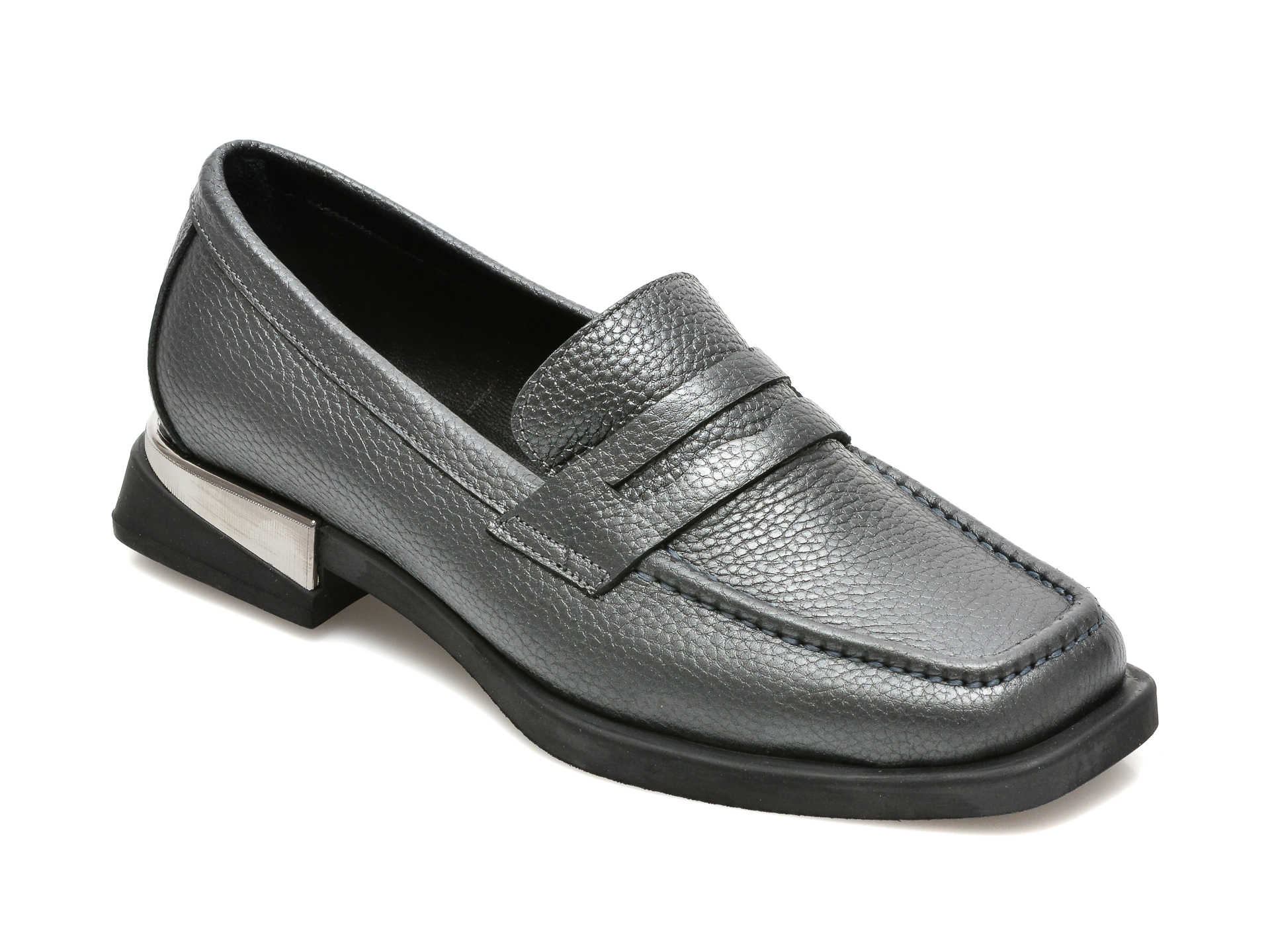 Pantofi FLAVIA PASSINI gri, 221250, din piele naturala Flavia Passini