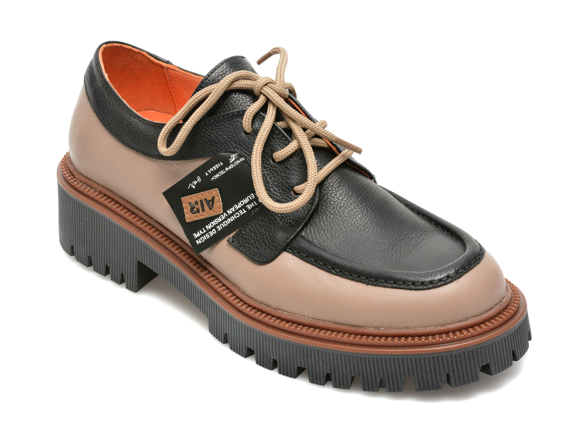 Pantofi FLAVIA PASSINI gri, 9074, din piele naturala Flavia Passini