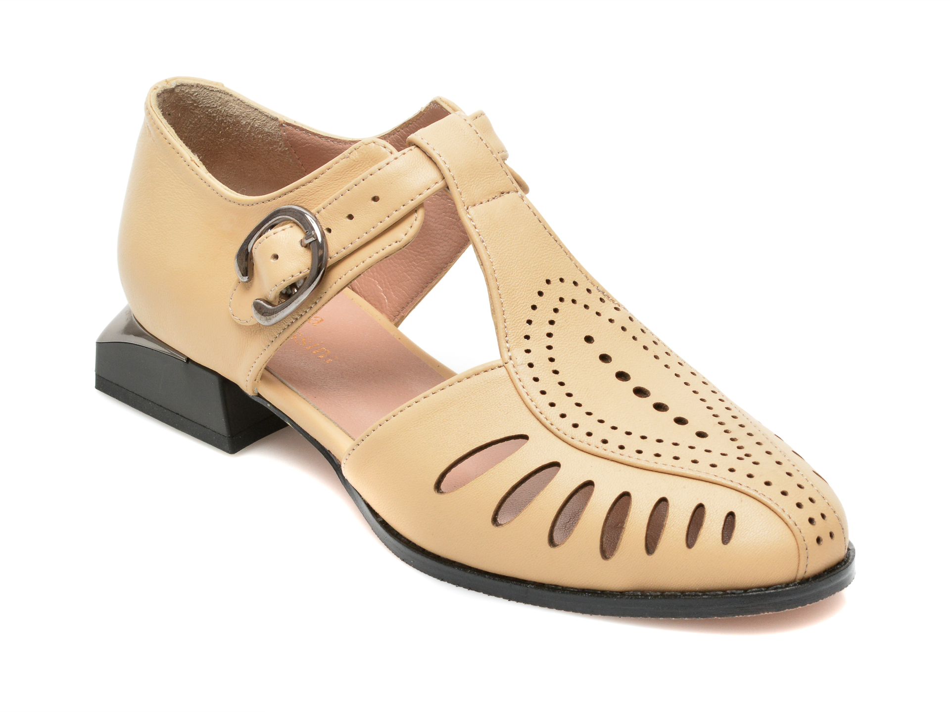 Pantofi FLAVIA PASSINI maro, 1091, din piele naturala Flavia Passini Flavia Passini