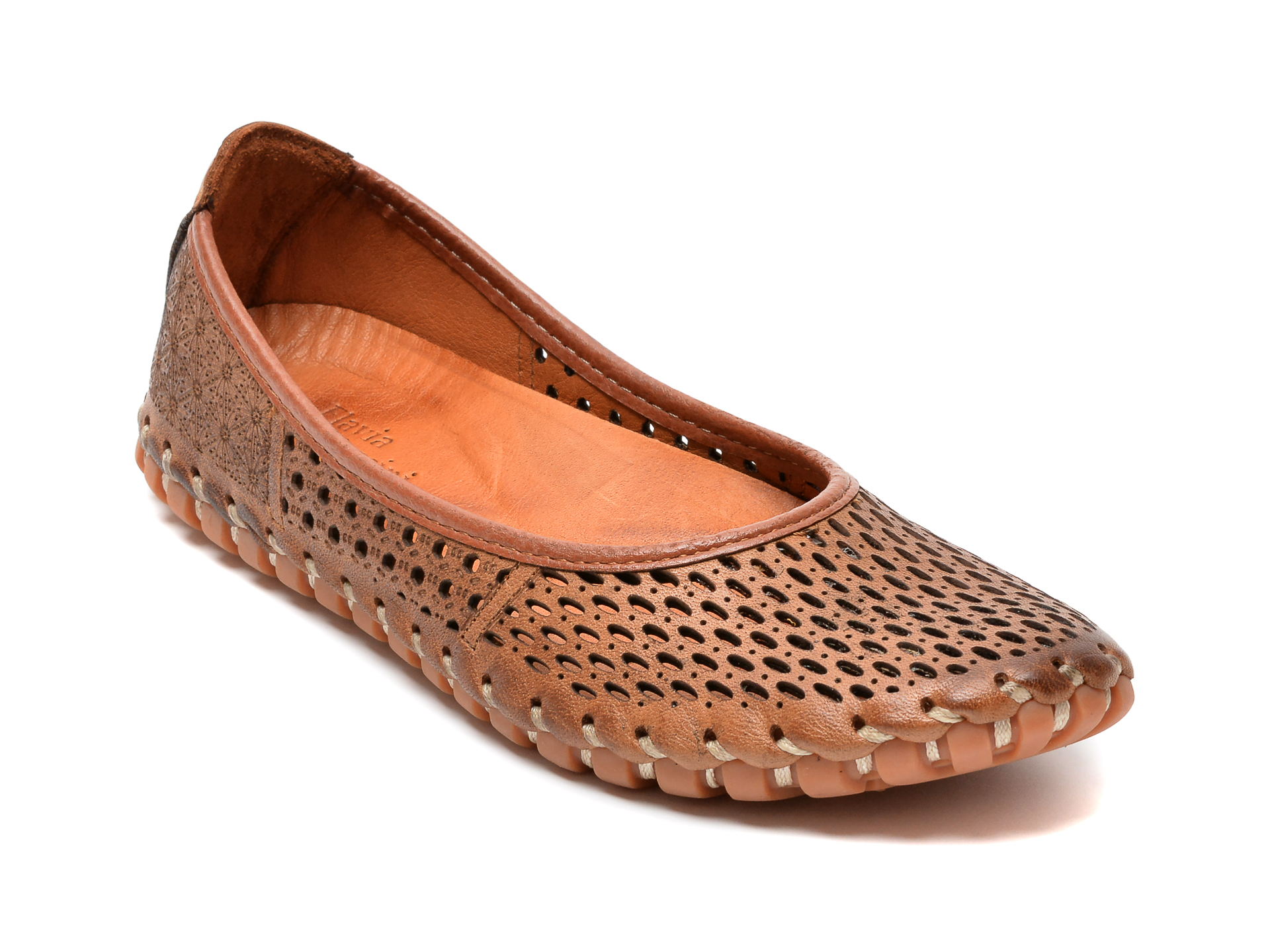 Pantofi FLAVIA PASSINI maro, 1227, din piele naturala otter.ro imagine noua 2022
