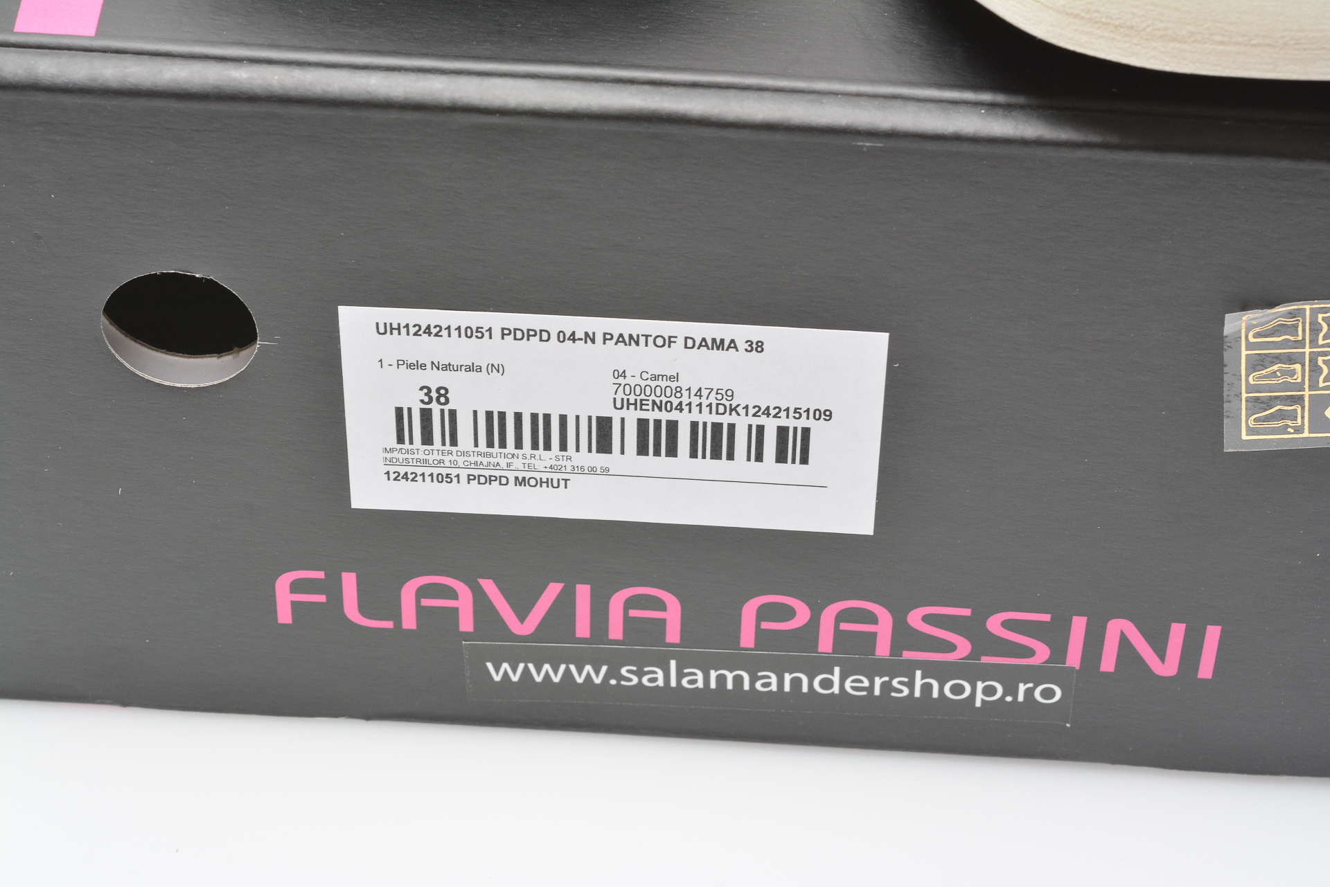 Pantofi FLAVIA PASSINI maro, 1242151, din piele naturala 2022 ❤️ Pret Super otter.ro imagine noua 2022